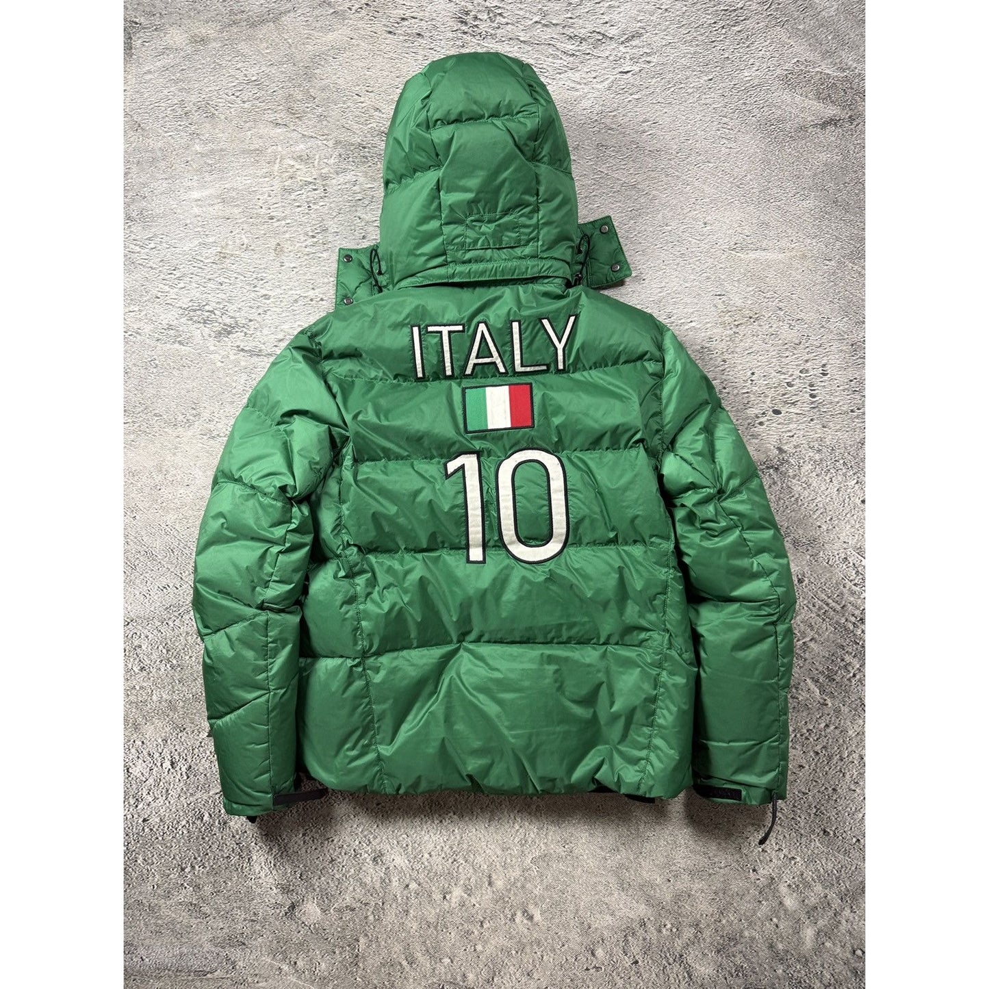 Chief Keef Polo Italy Ralph Lauren Puffer Down Jacket green