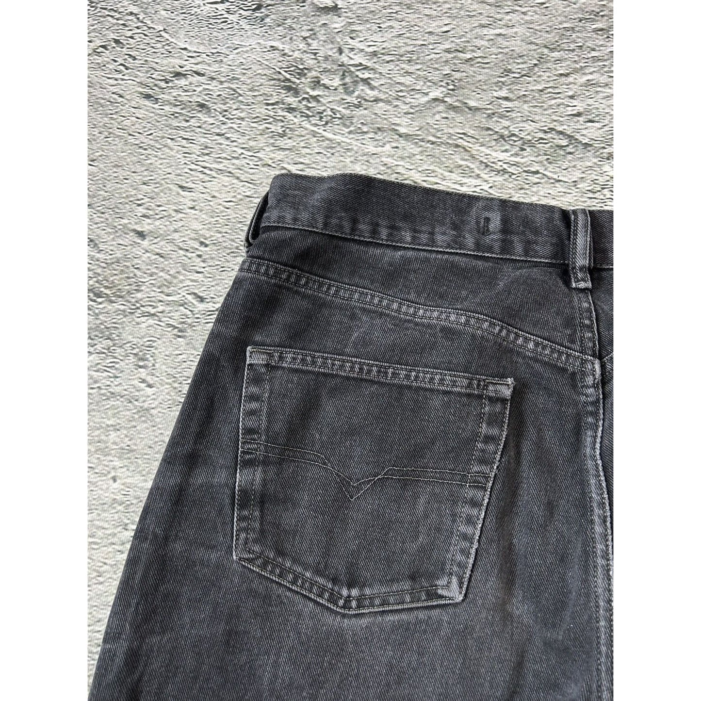 Diesel jeans vintage black straight Y2K