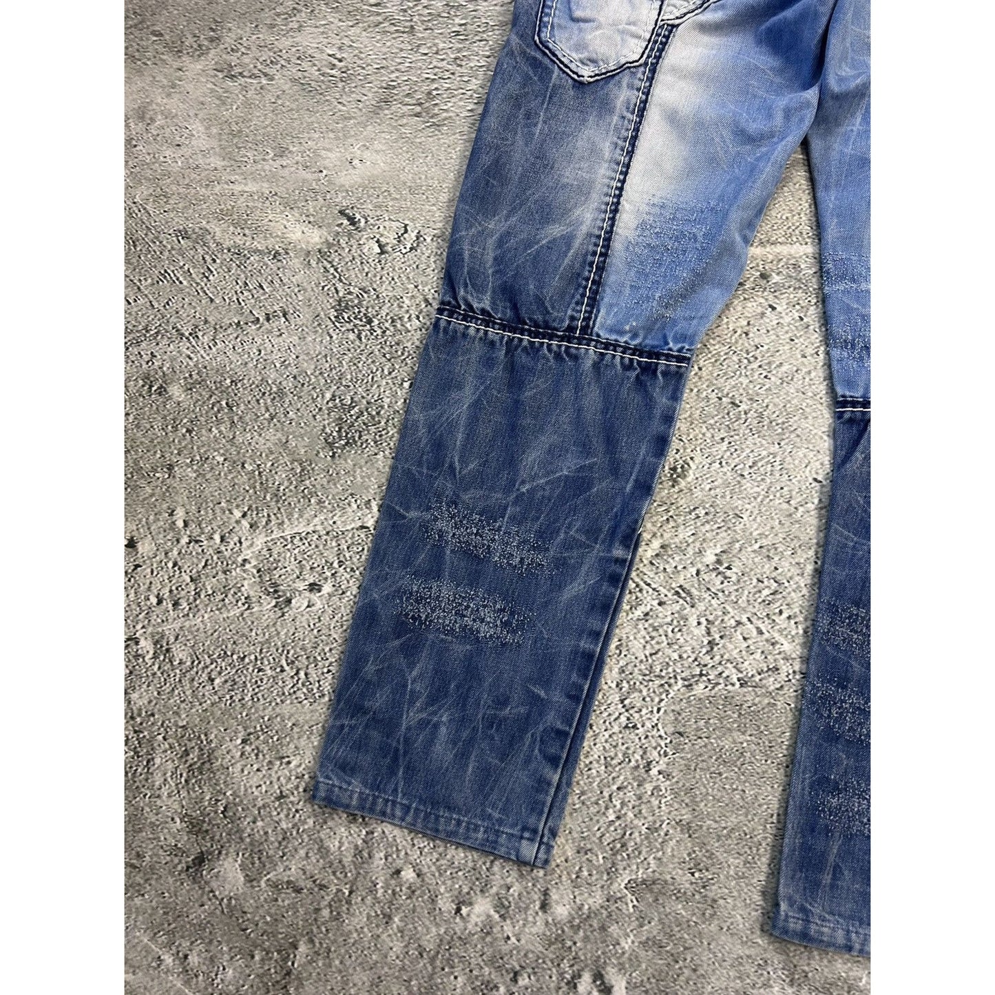 Japanese Brand Kosmo Lupo jeans big logo Vintage Swag Y2K