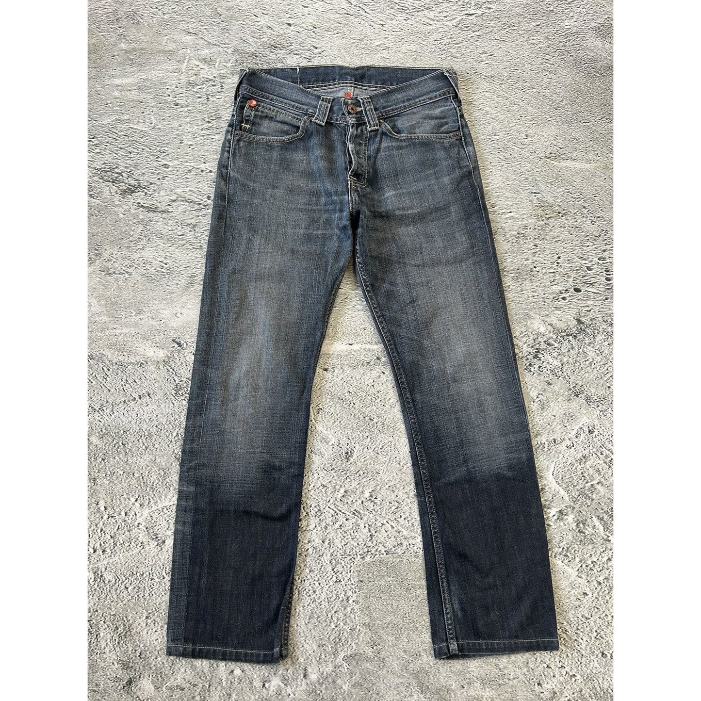 Evisu x Puma vintage navy jeans mint seagulls