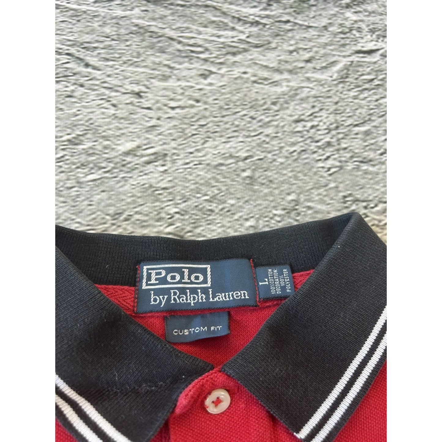 Chief Keef Polo Ralph Lauren Spain vintage red polo shirt