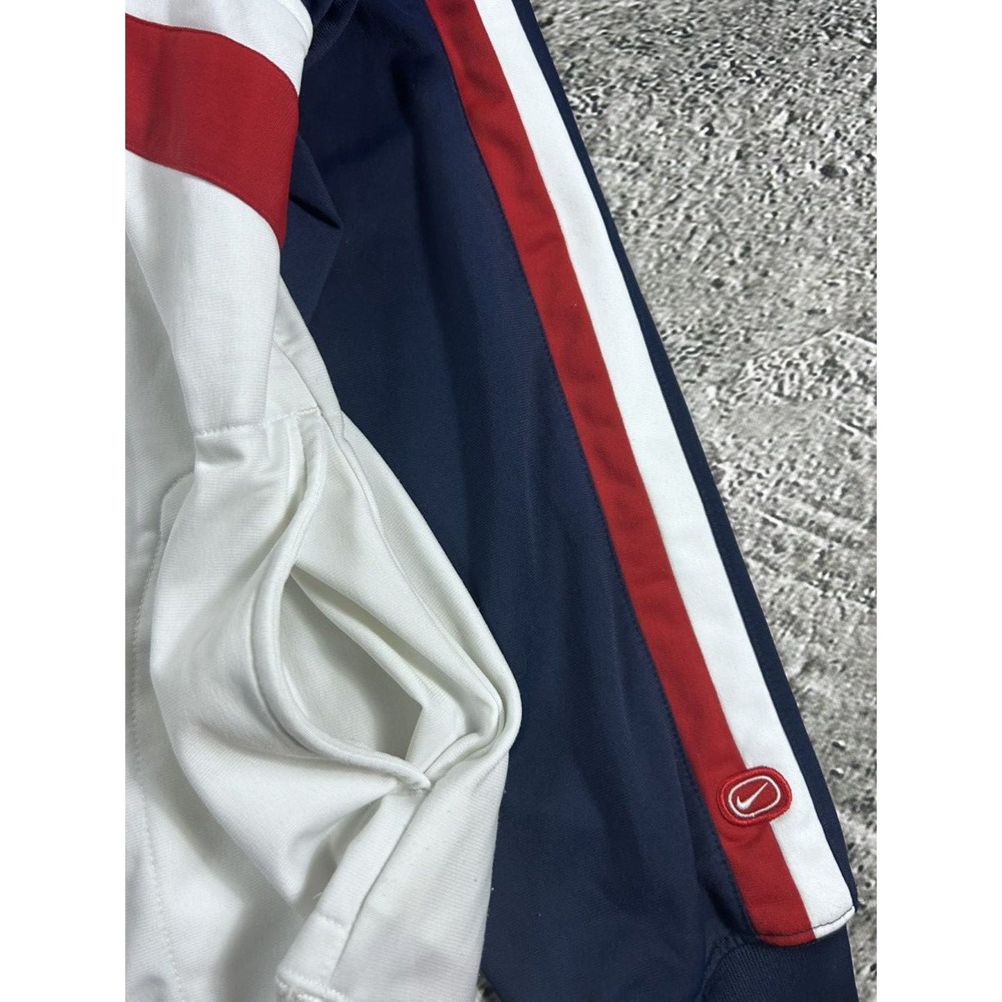 Nike Cortez track jacket zip sweatshirt vintage 2000s white