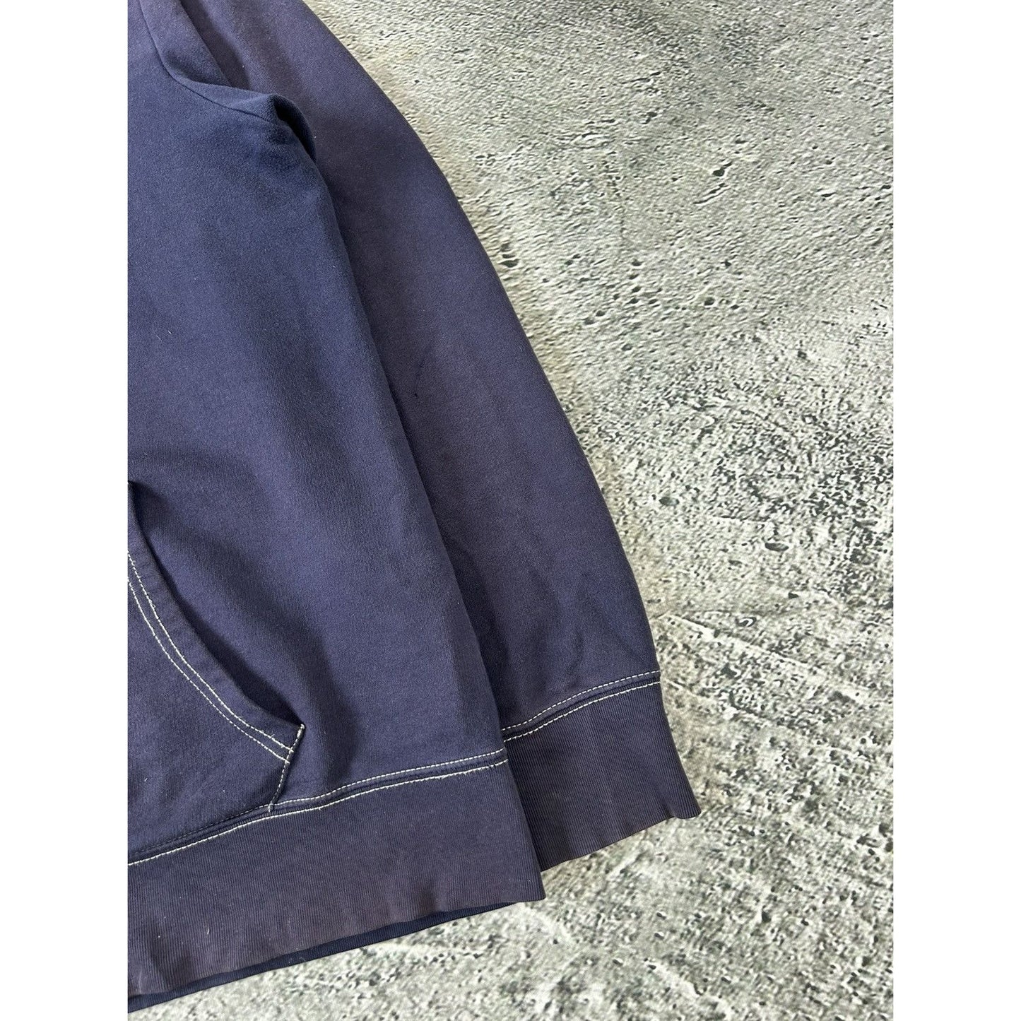 True Religion vintage Navy blue zip hoodie big logo