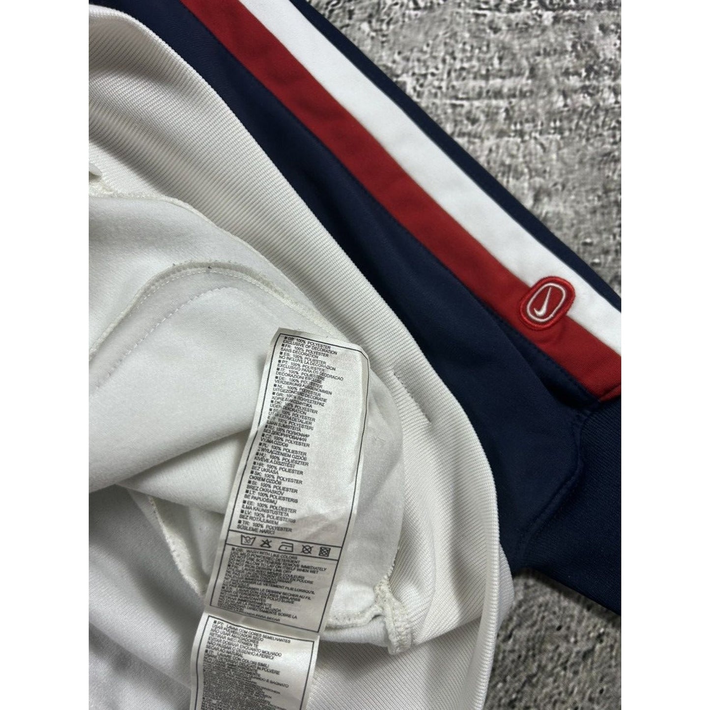Nike Cortez track jacket zip sweatshirt vintage 2000s white