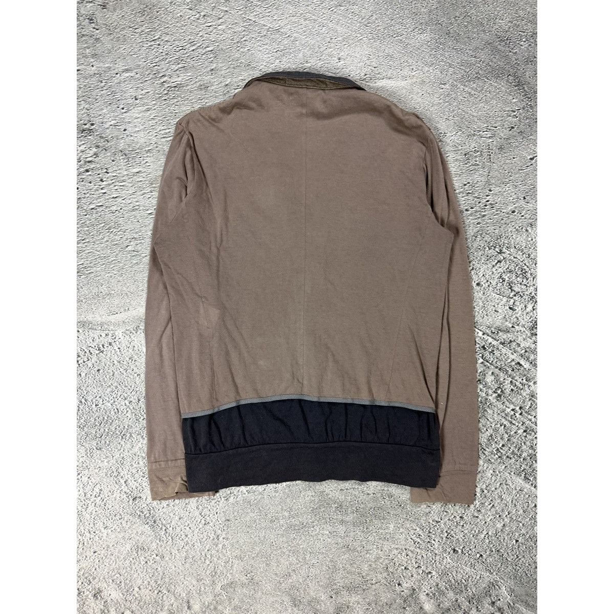 Kolor cardigan biege brown made in japan button up