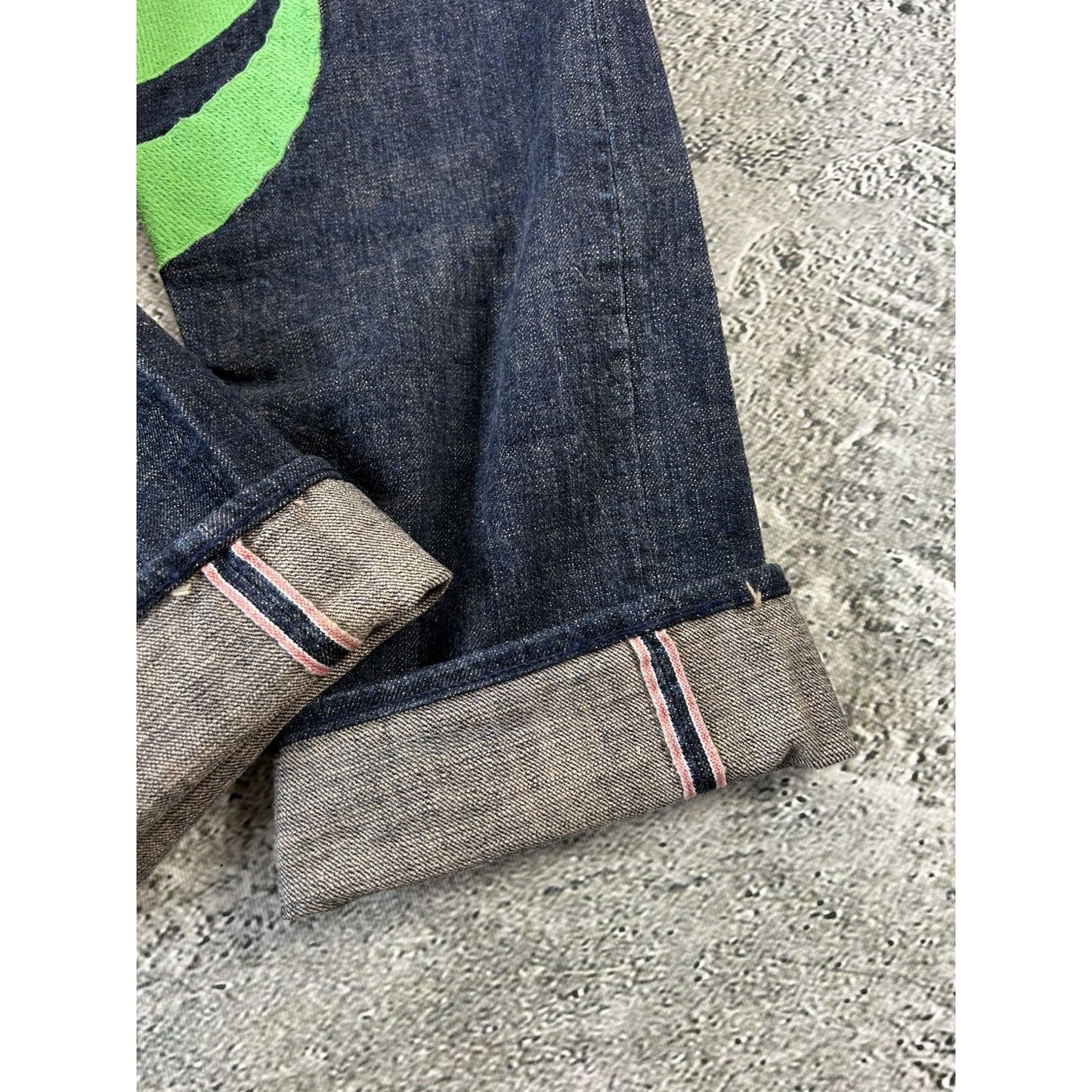 Evisu Yamane face jeans vintage selvedge denim Japan RARE