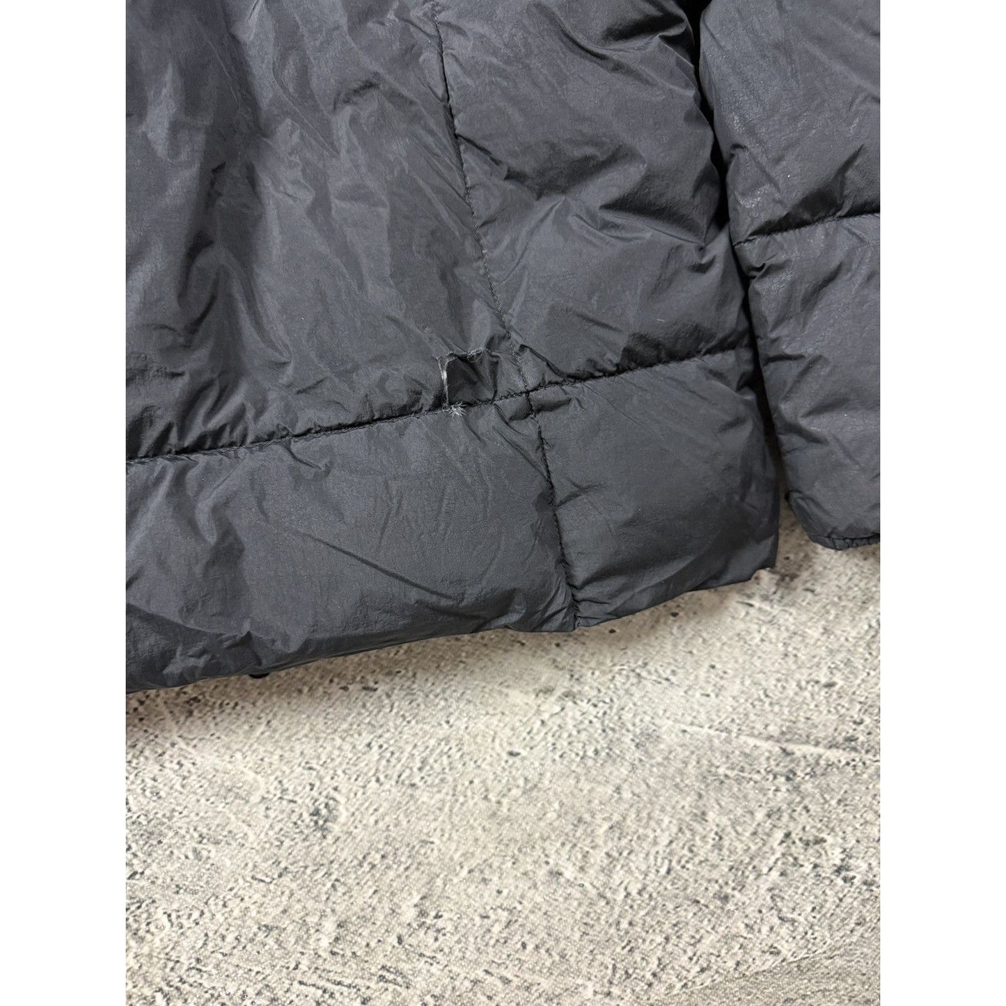 Stone Island puffer jacket Crinkle Reps NY down Black badge