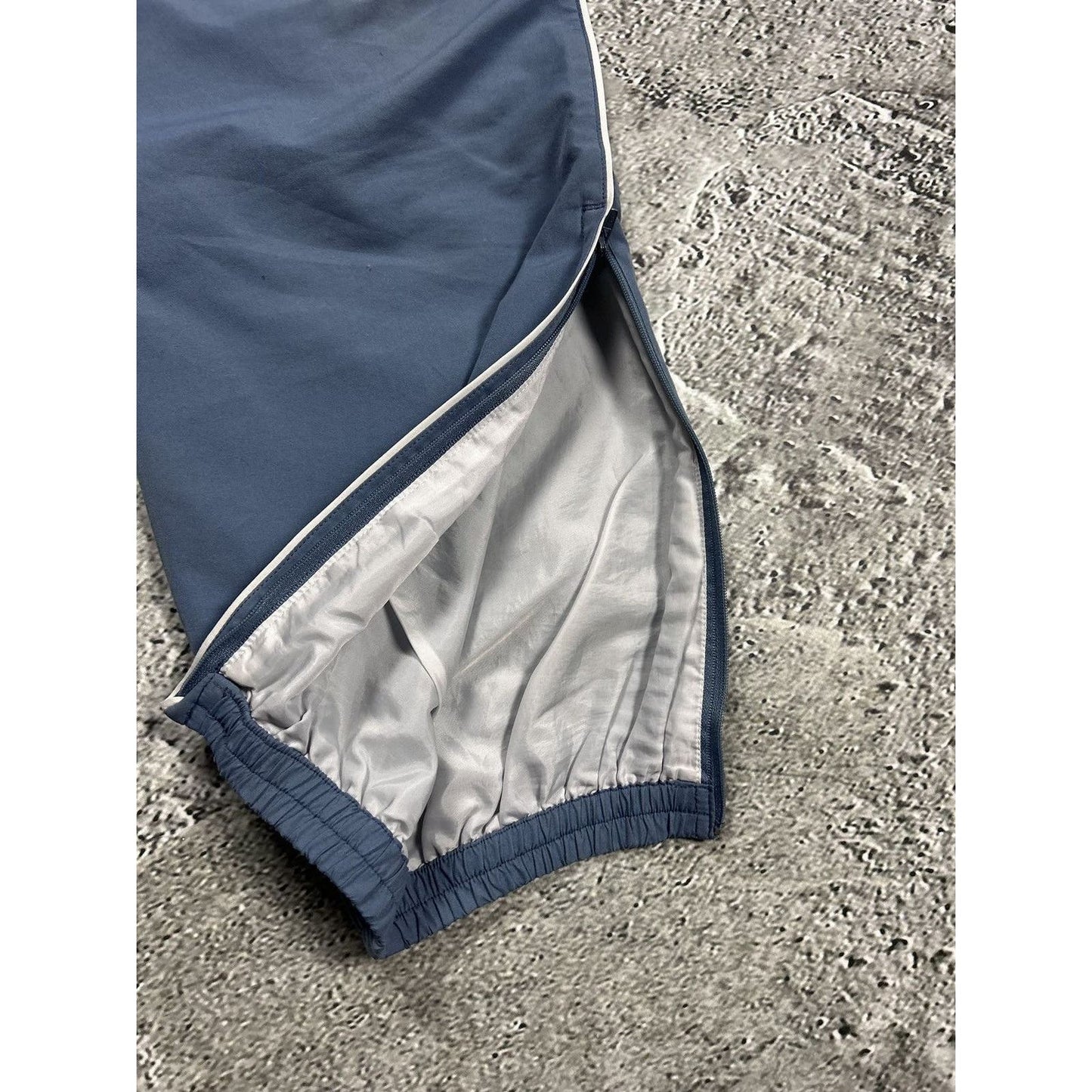 Adidas vintage blue nylon track pants small logo 2000s