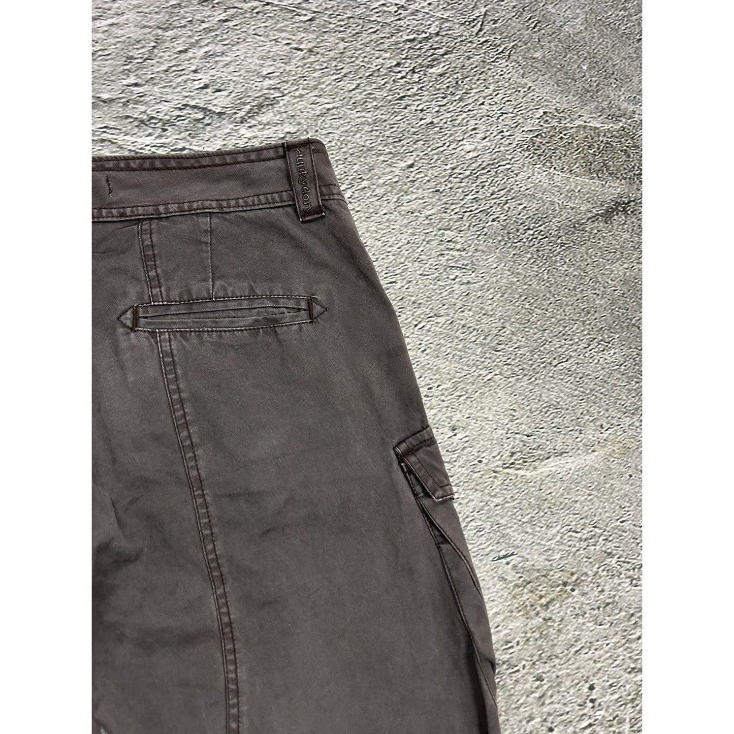 Vintage cargo pants flated grey utility military