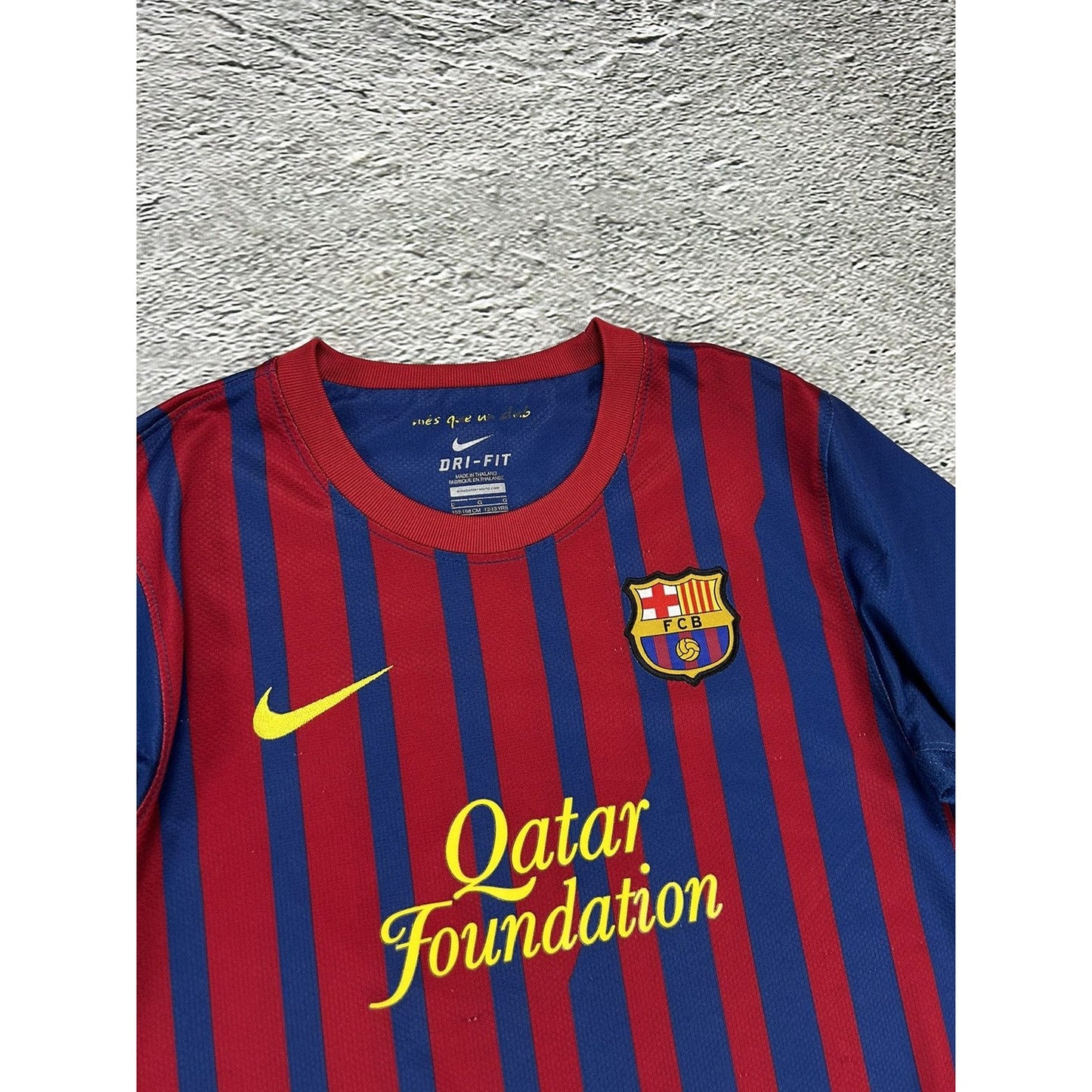 FC Barcelona vintage Nike jersey 2011 2012 Qatar Foundation