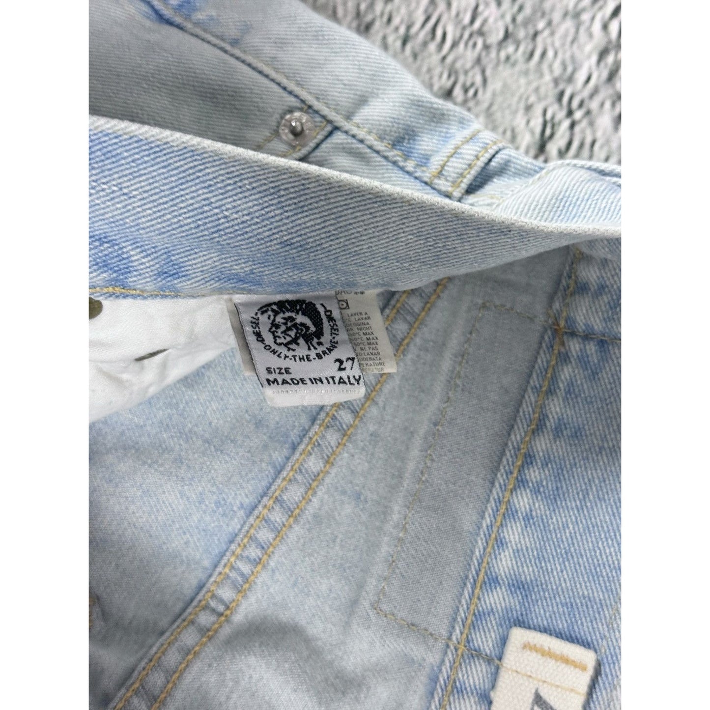 Diesel baby blue jeans flared Y2K