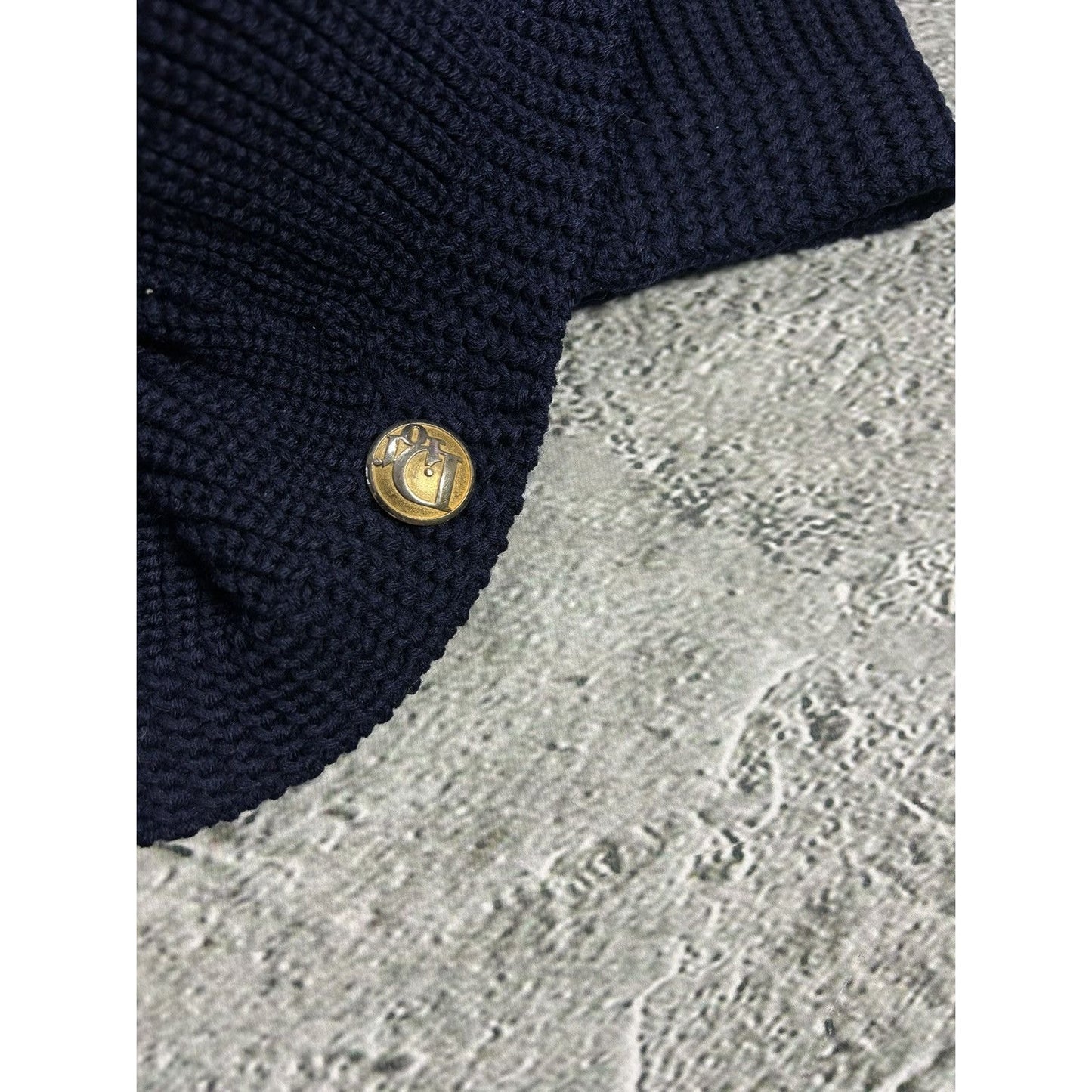 Christian Dior Monsieur Cardigan vintage 70s sweater navy