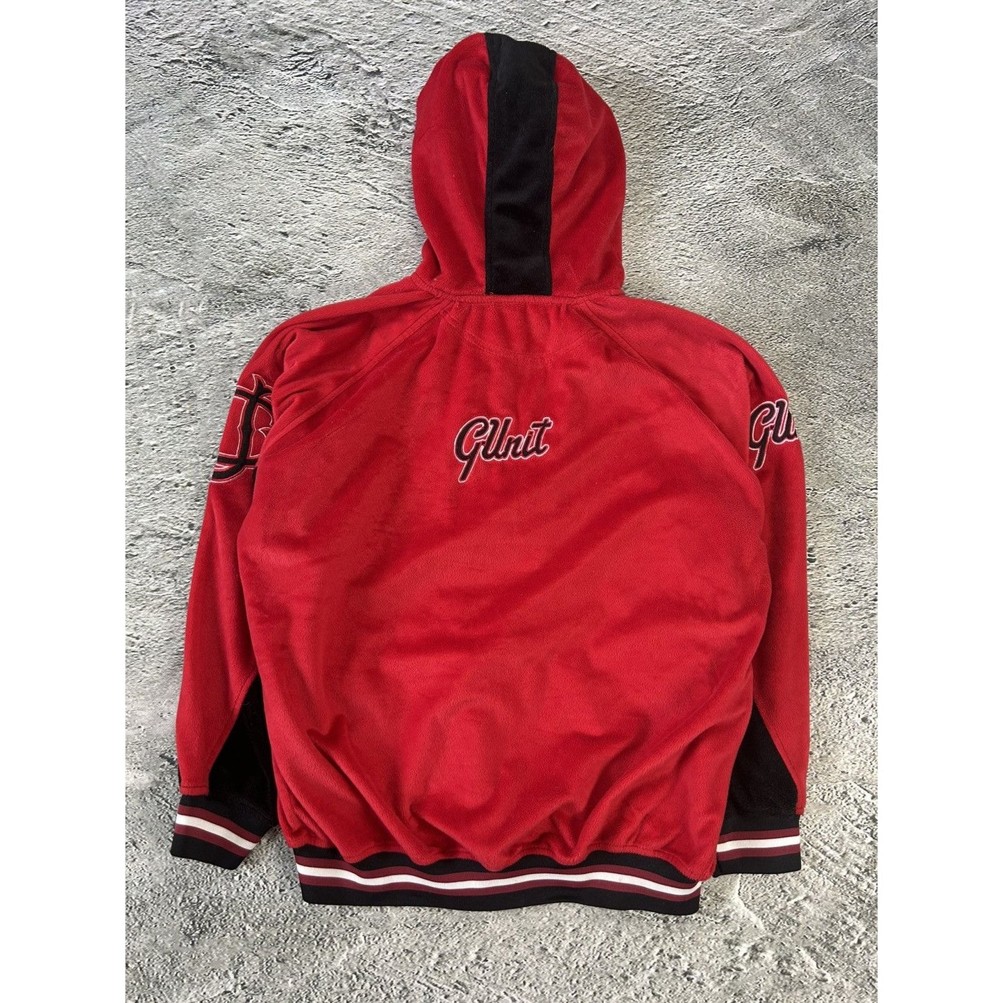 G Unit Track Suit red big logo vintage velour set 50 Cent