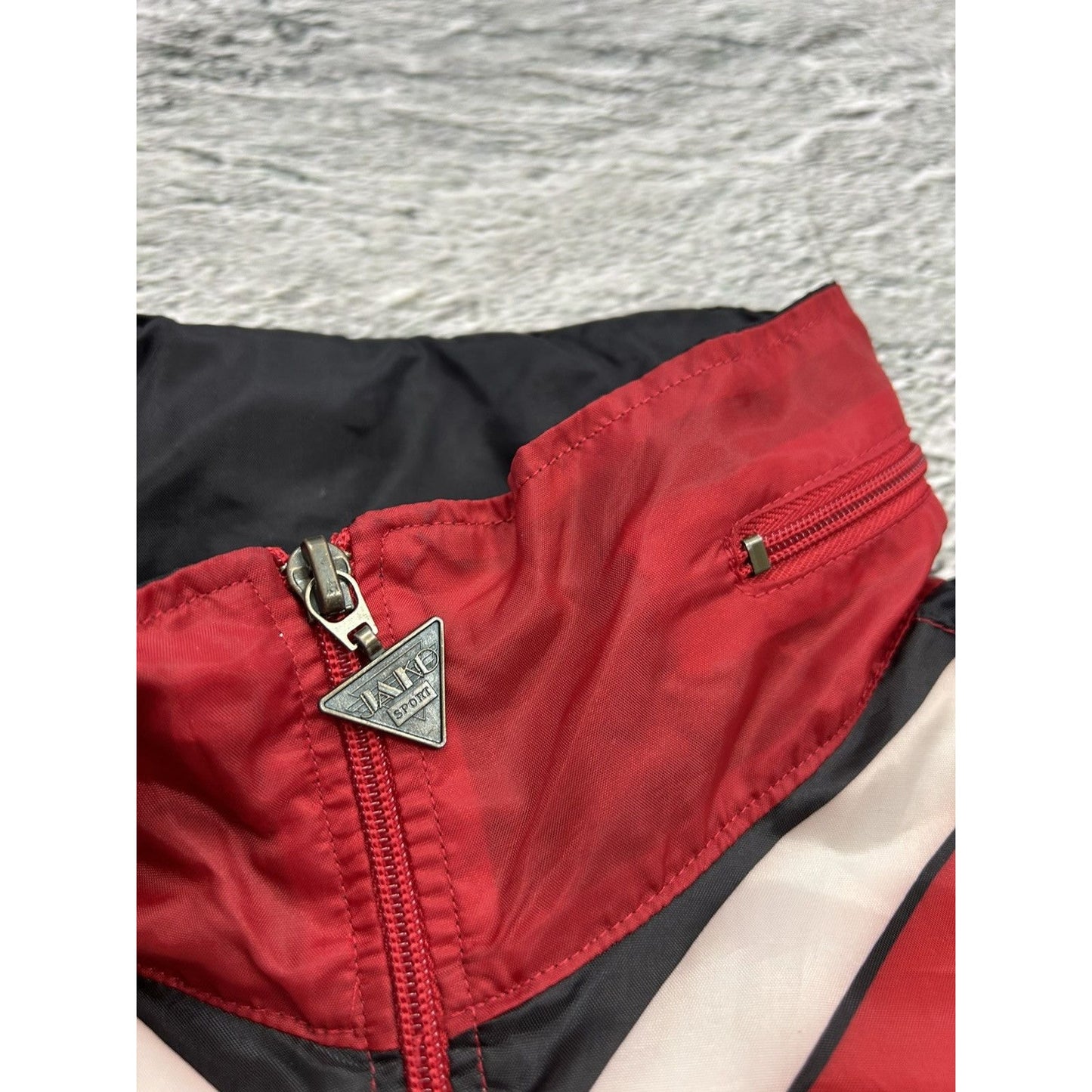 Jako vintage Track Jacket black white red 90s