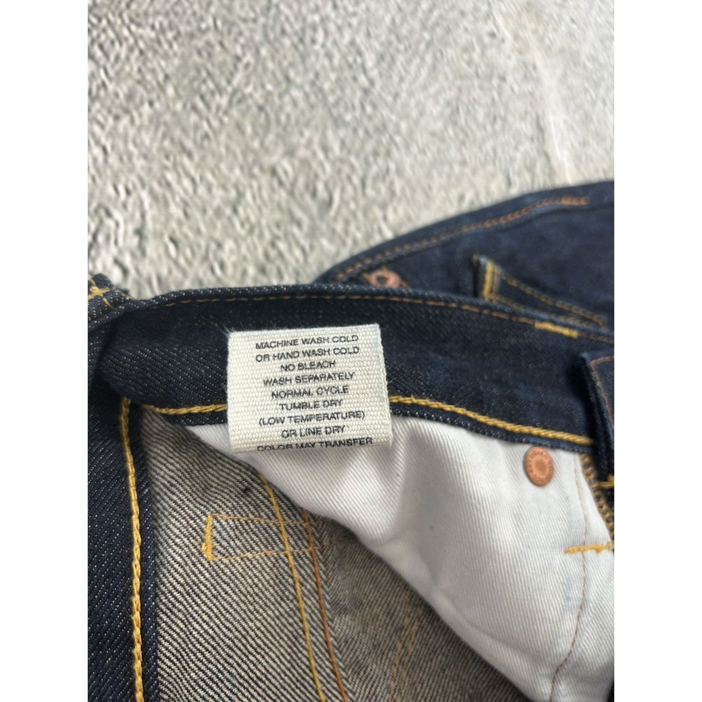 Evisu multipocket jeans front logo rare sample black