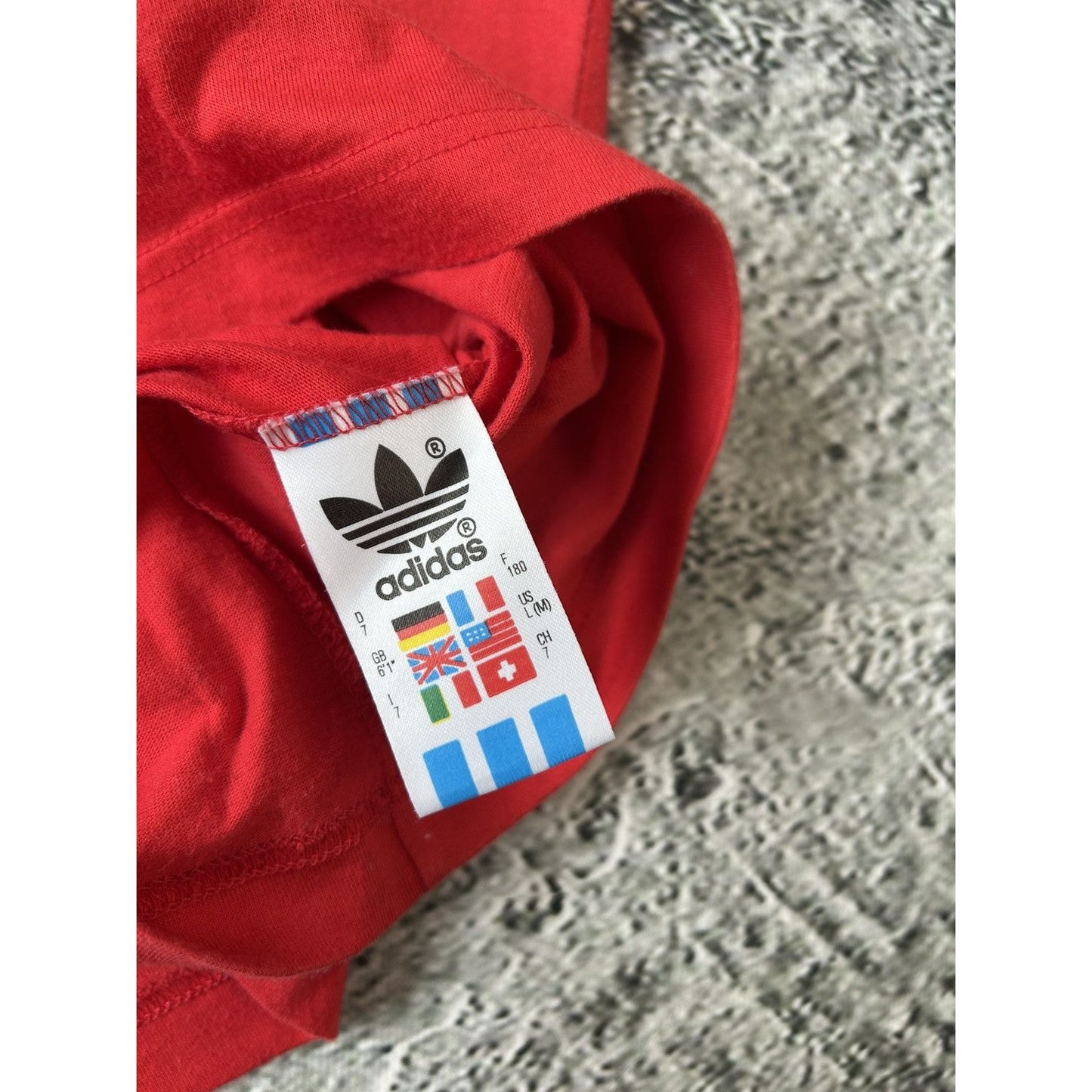 adidas take off tank top red sleeveless vintage