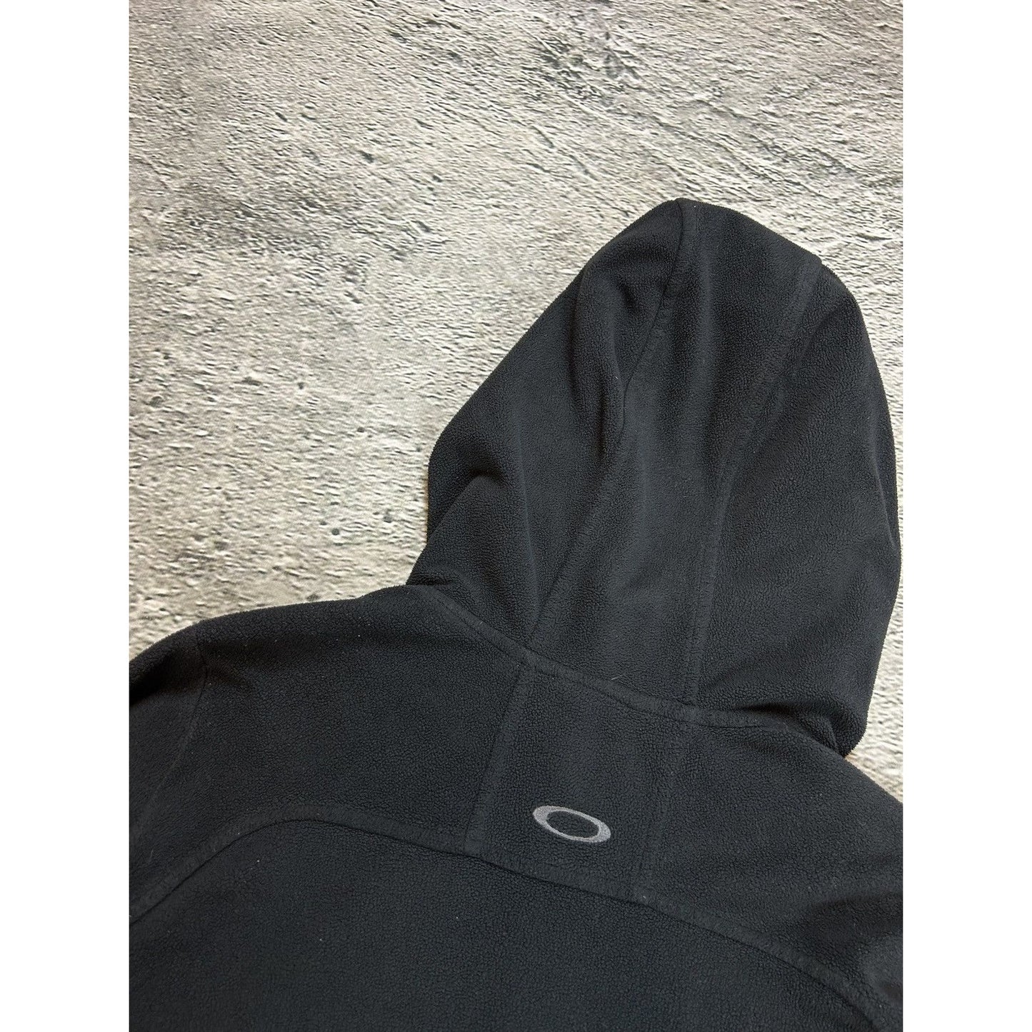 Oakley ninja fleece hoodie vintage black sweatshirt Y2K