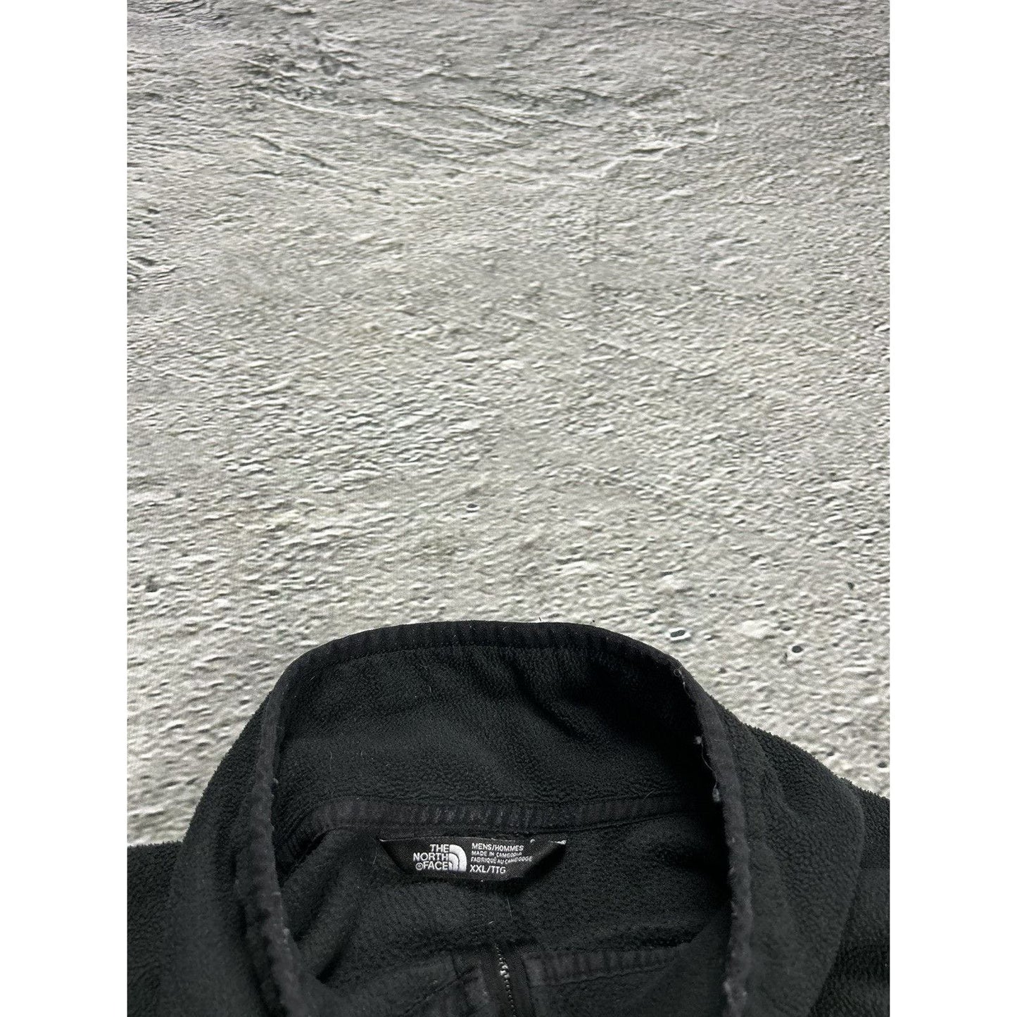 The North Face fleece halfzip black vintage gorpcore