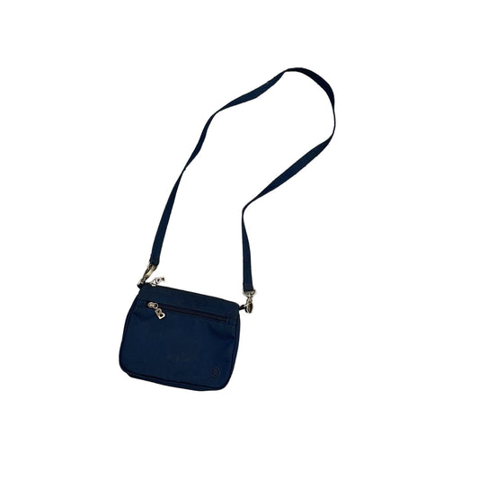 Bogner Messenger Bag Nylon Hand Made Navy Blue