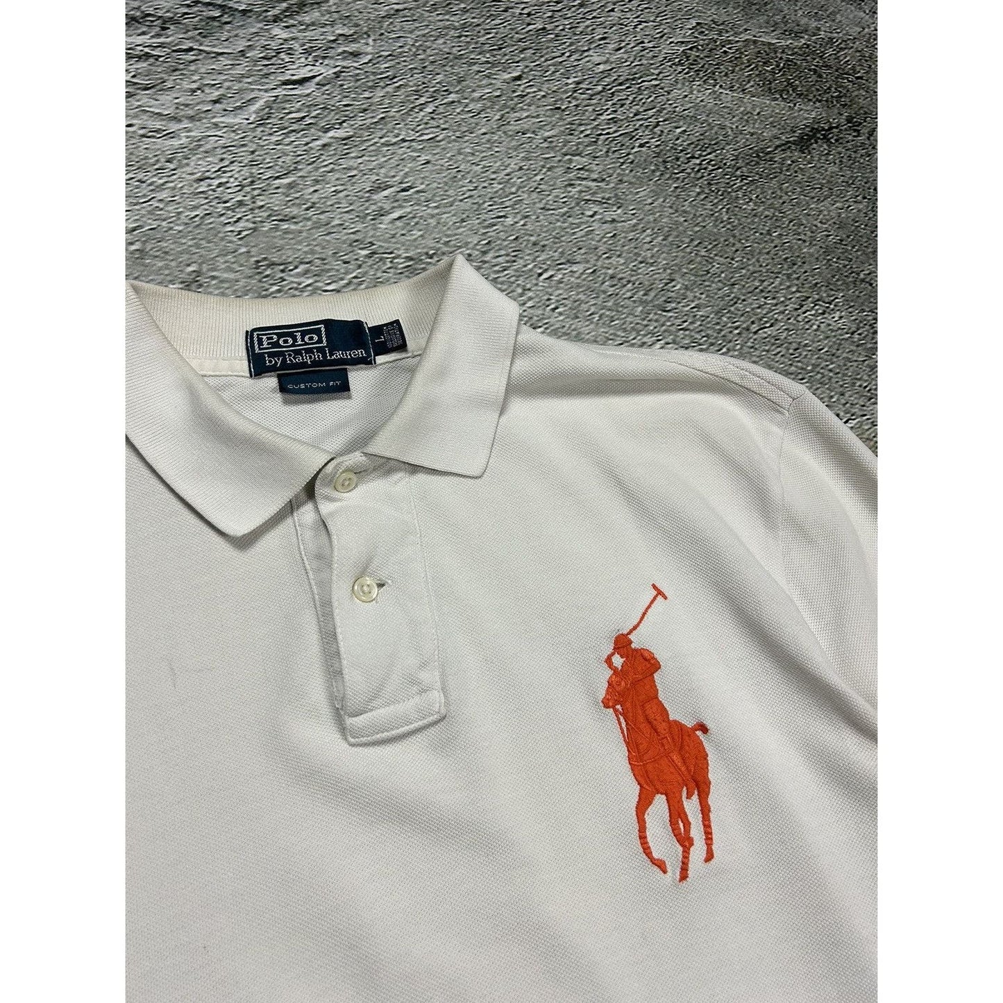 Polo Ralph Lauren vintage longsleeve rugby white big pony
