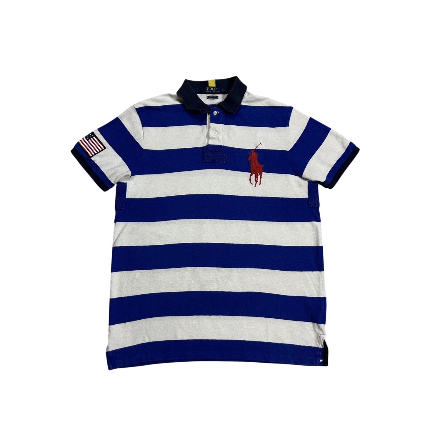 Chief Keef Polo Ralph Lauren USA Polo T-shirt vintage flag