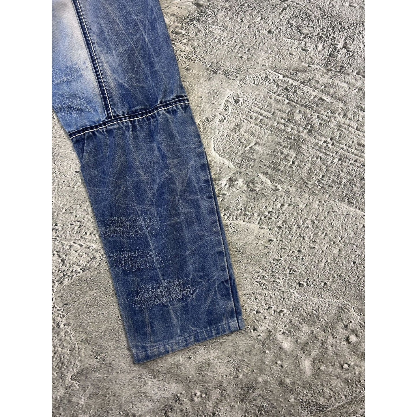 Japanese Brand Kosmo Lupo jeans big logo Vintage Swag Y2K
