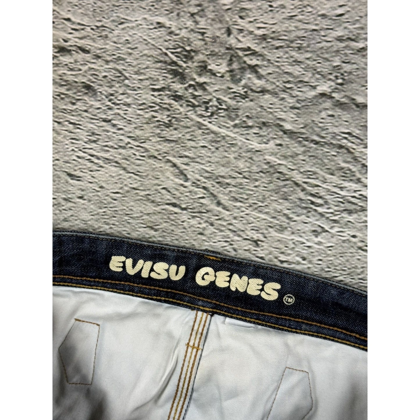 Evisu jeans vintage denim pants cargo blue Y2K