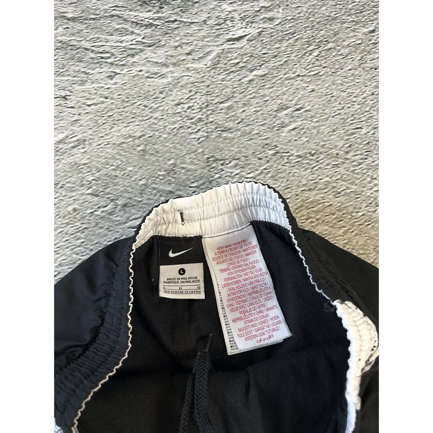 Juventus Nike track suit vintage white black drill Y2K