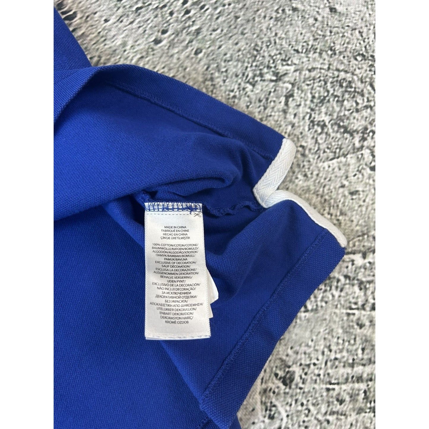 Chief Keef Polo Ralph Lauren Los Angeles blue big pony shirt