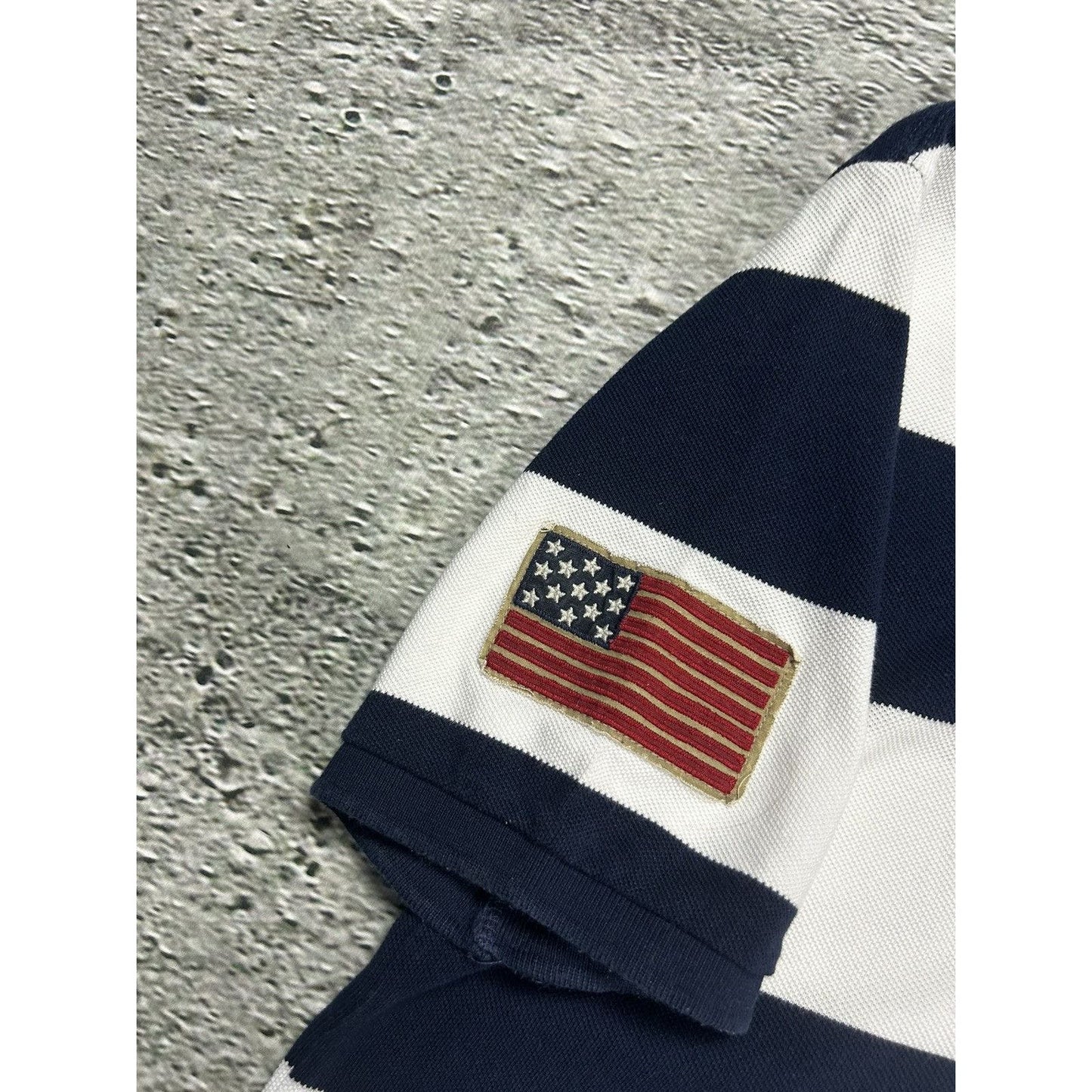 Polo Ralph Lauren USA Polo T-shirt Chief Keef vintage flag
