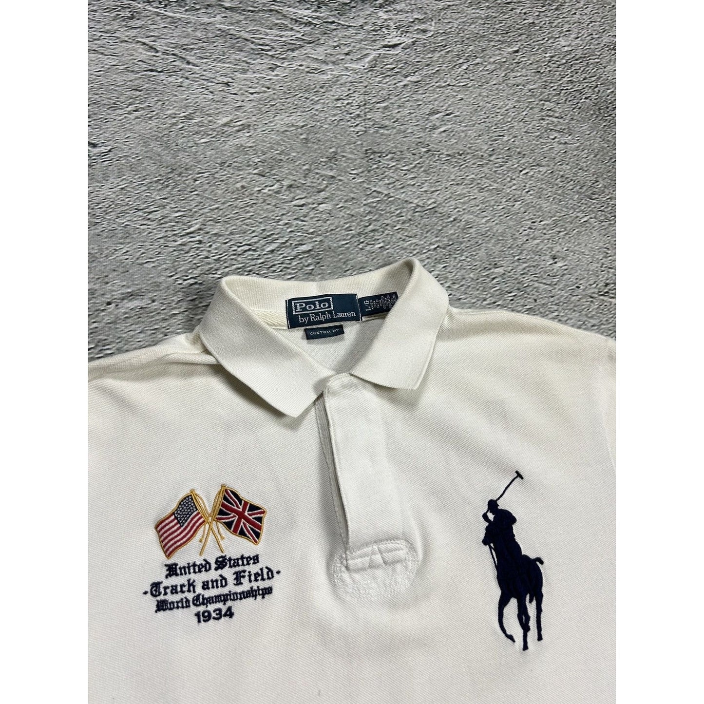 Chief Keef Polo Ralph Lauren USA big pony white shirt