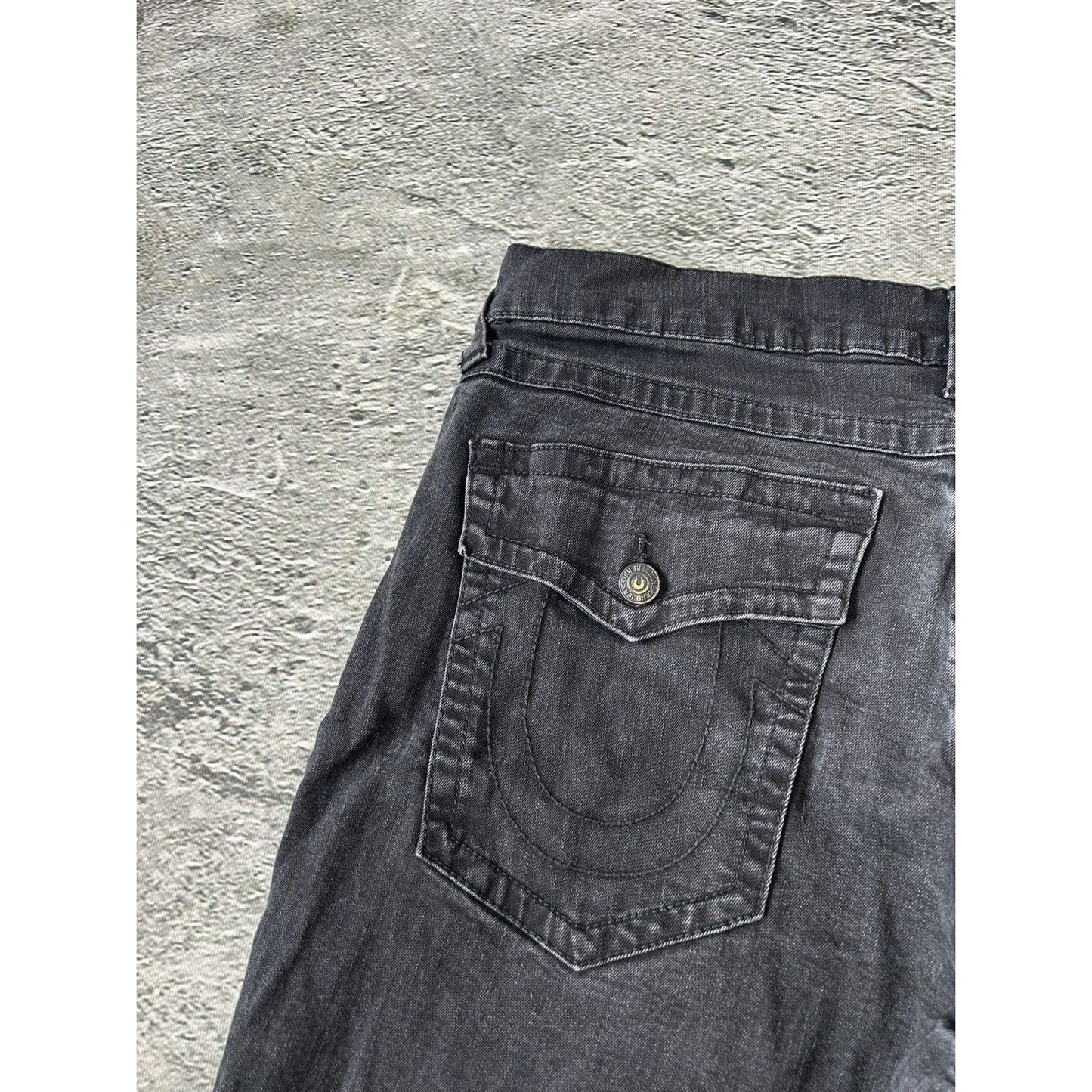 True Religion vintage black jeans denim pants Y2K Ricky
