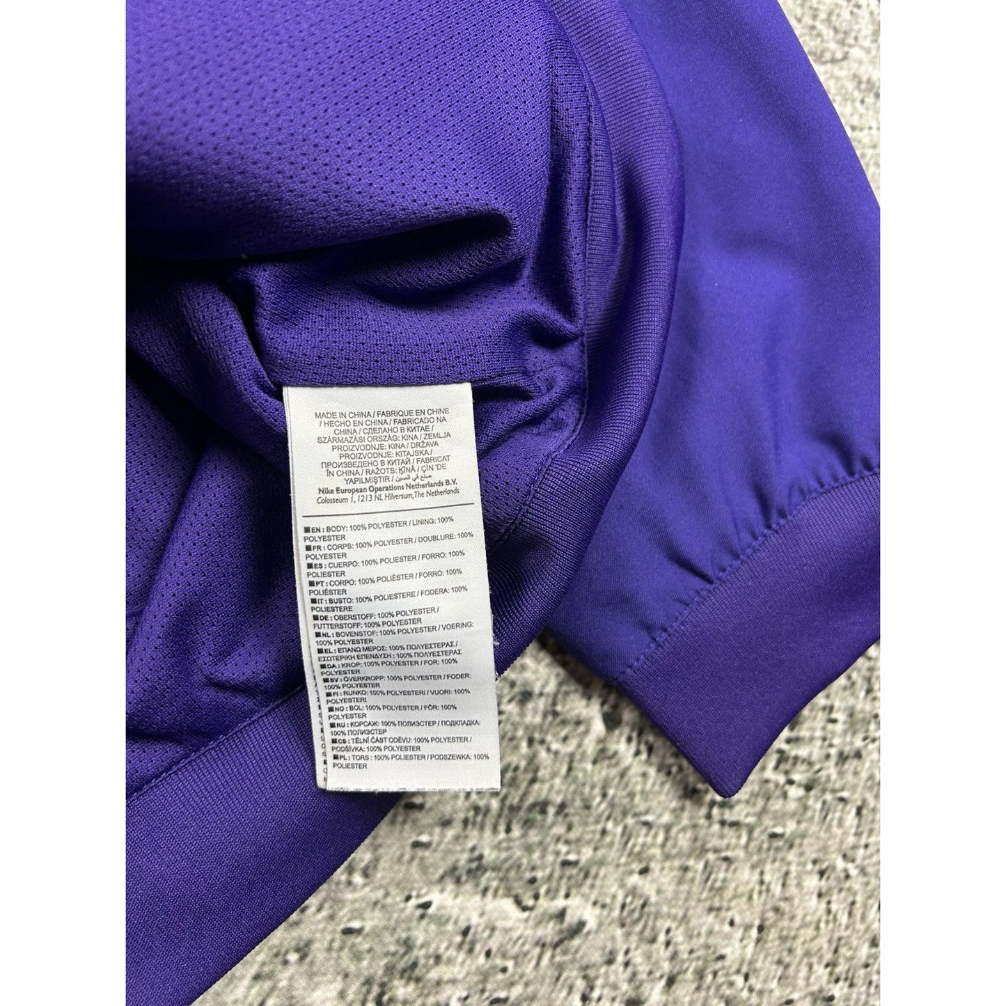 Nike Galatasaray track jacket purple nylon
