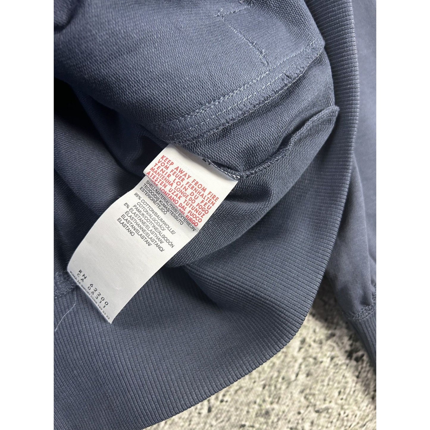 Puma Italia zip hoodie vintage Y2K big logo navy blue Italy