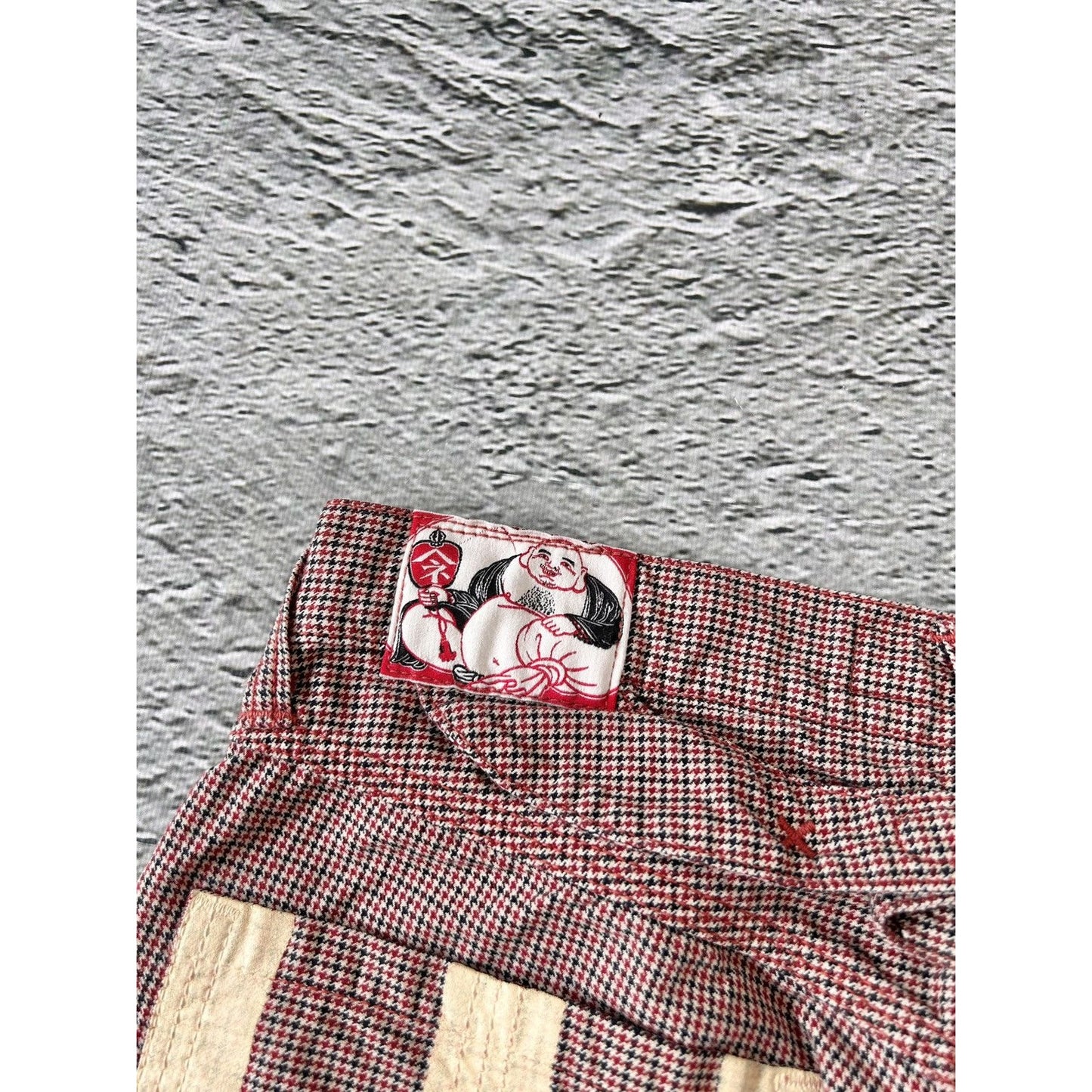 Evisu Yamane jeans vintage red casual pants