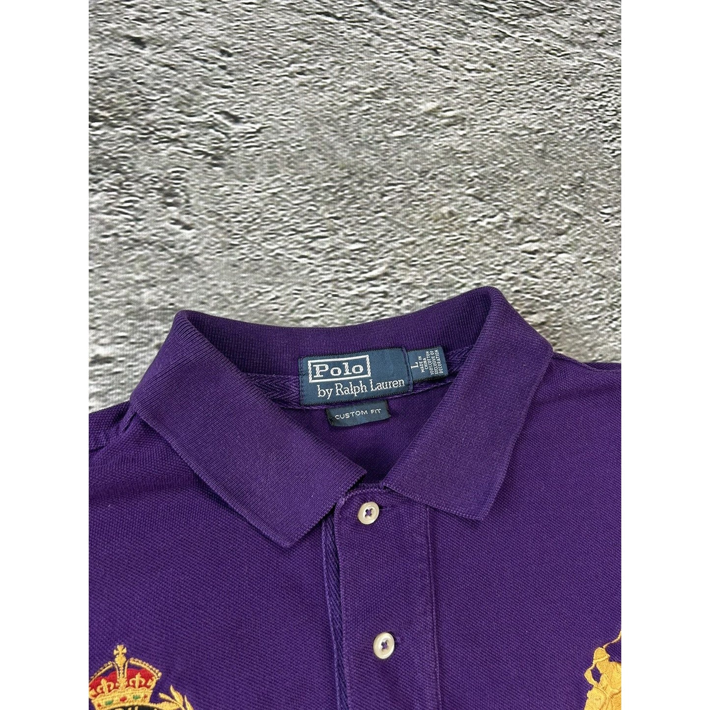 Chief Keef Polo Ralph Lauren London Polo T-shirt purple vintage