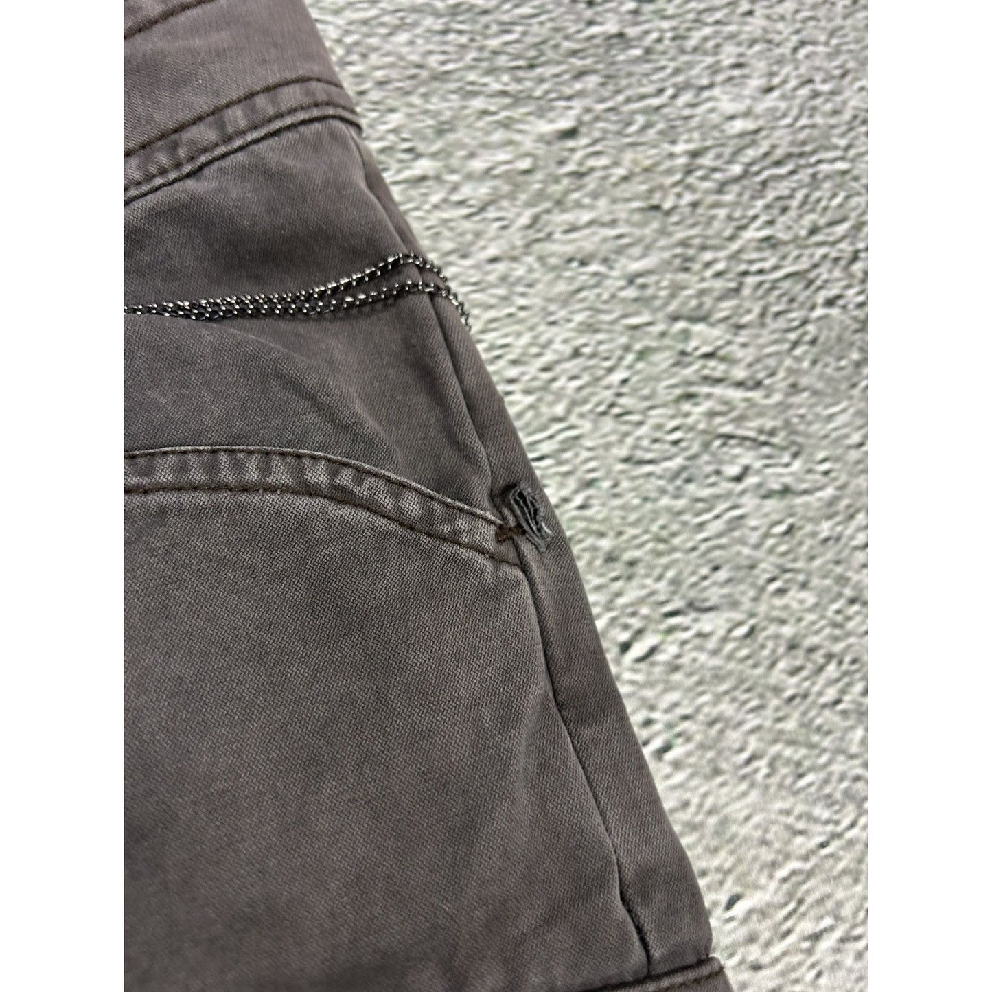 Vintage cargo pants flated grey utility military