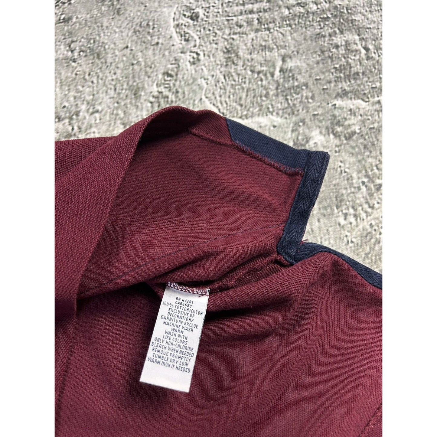 Chief Keef Polo Ralph Lauren burgundy red navy polo T-shirt