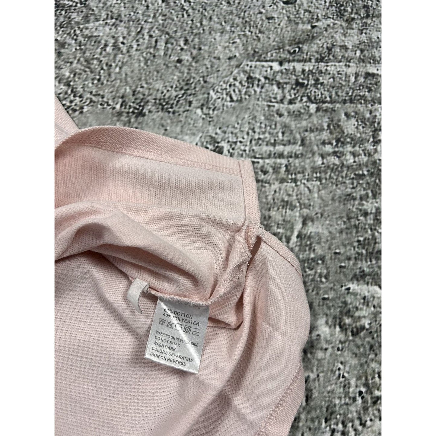 90s Yves Saint Laurent vintage big logo spell out YSL polo