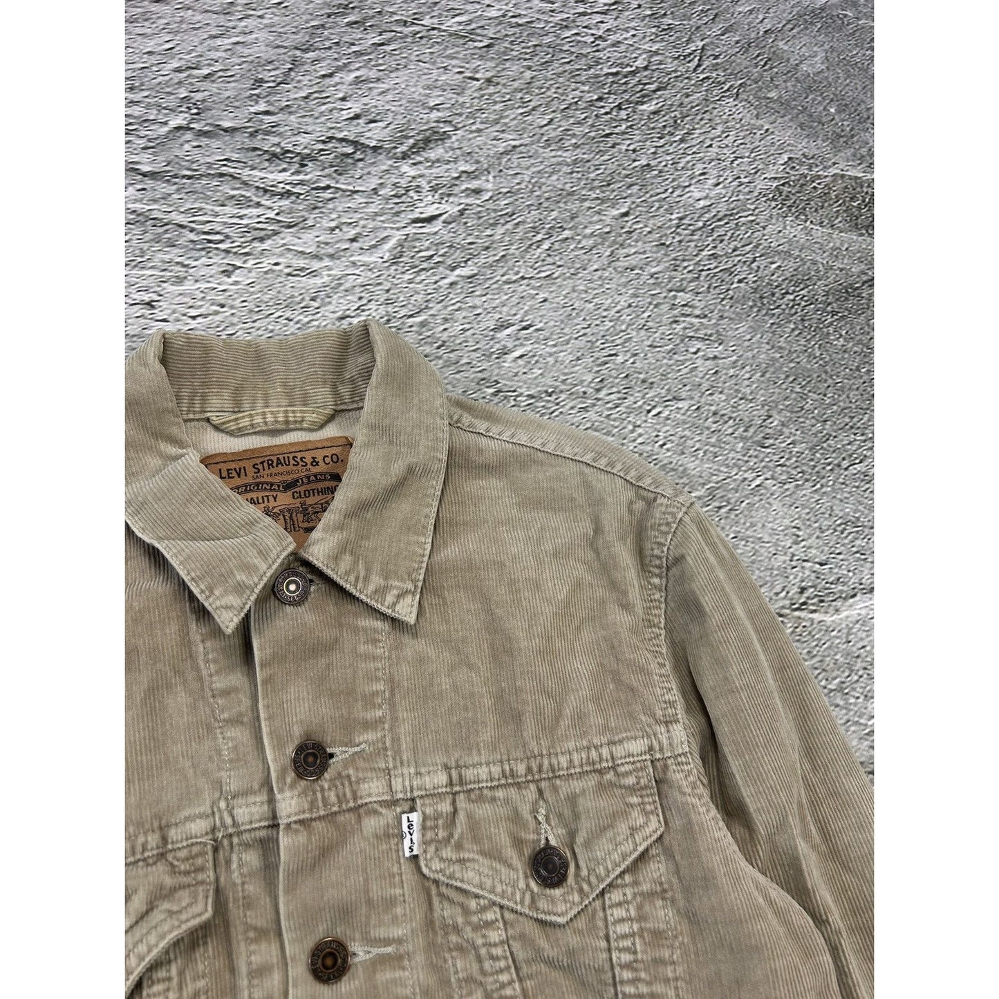 Levi’s corduroy jacket vintage beige silver tab 70500