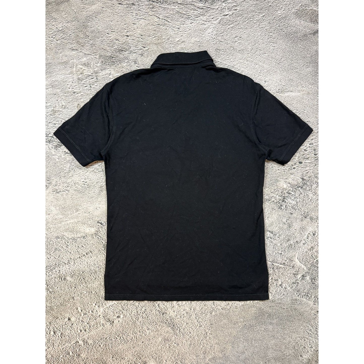 Givenchy Paris Polo T-shirt Black Silver Tape