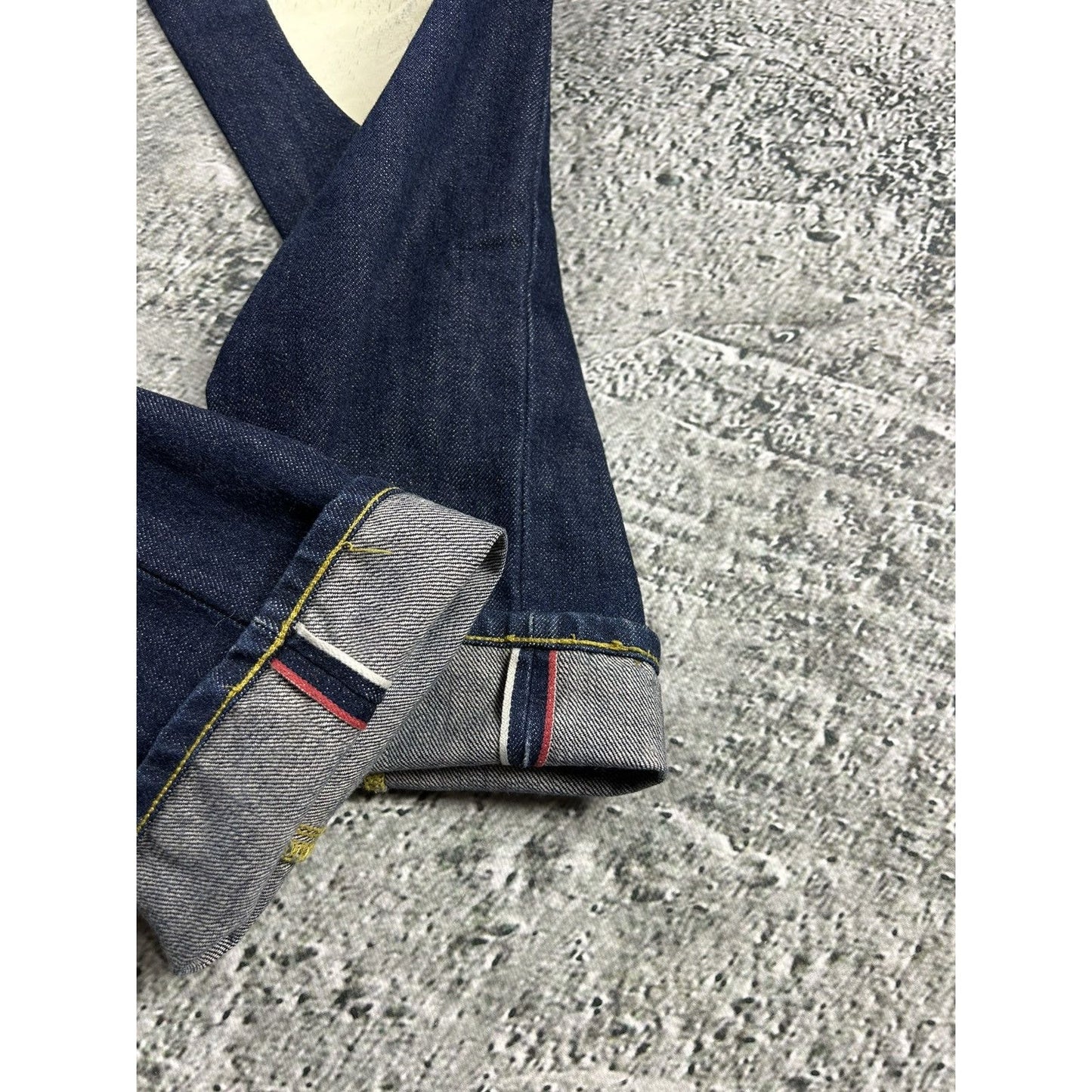 Evisu jeans daicock big logo white selvedge denim Japanese