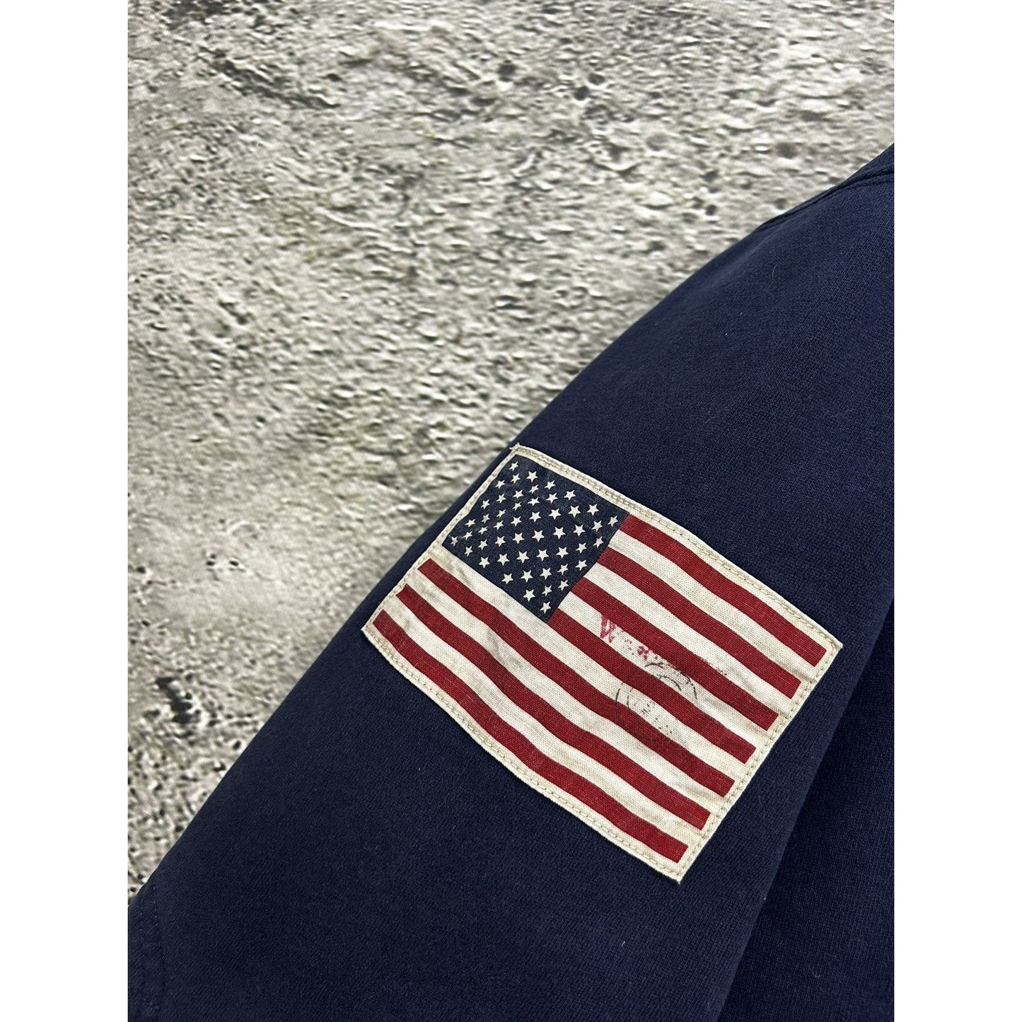 Chief Keef Polo Ralph Lauren zip hoodie USA navy