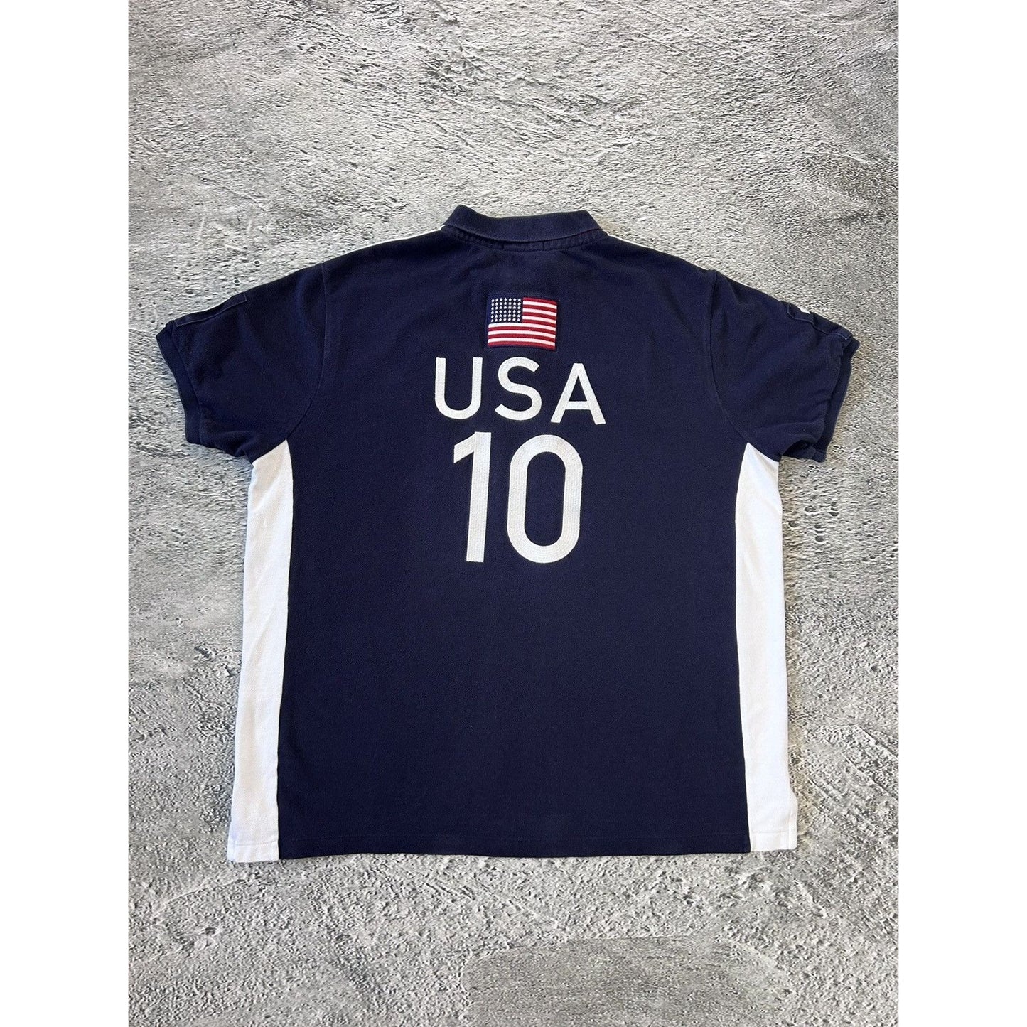 Chief Keef Polo Ralph Lauren USA vintage shirt navy blue
