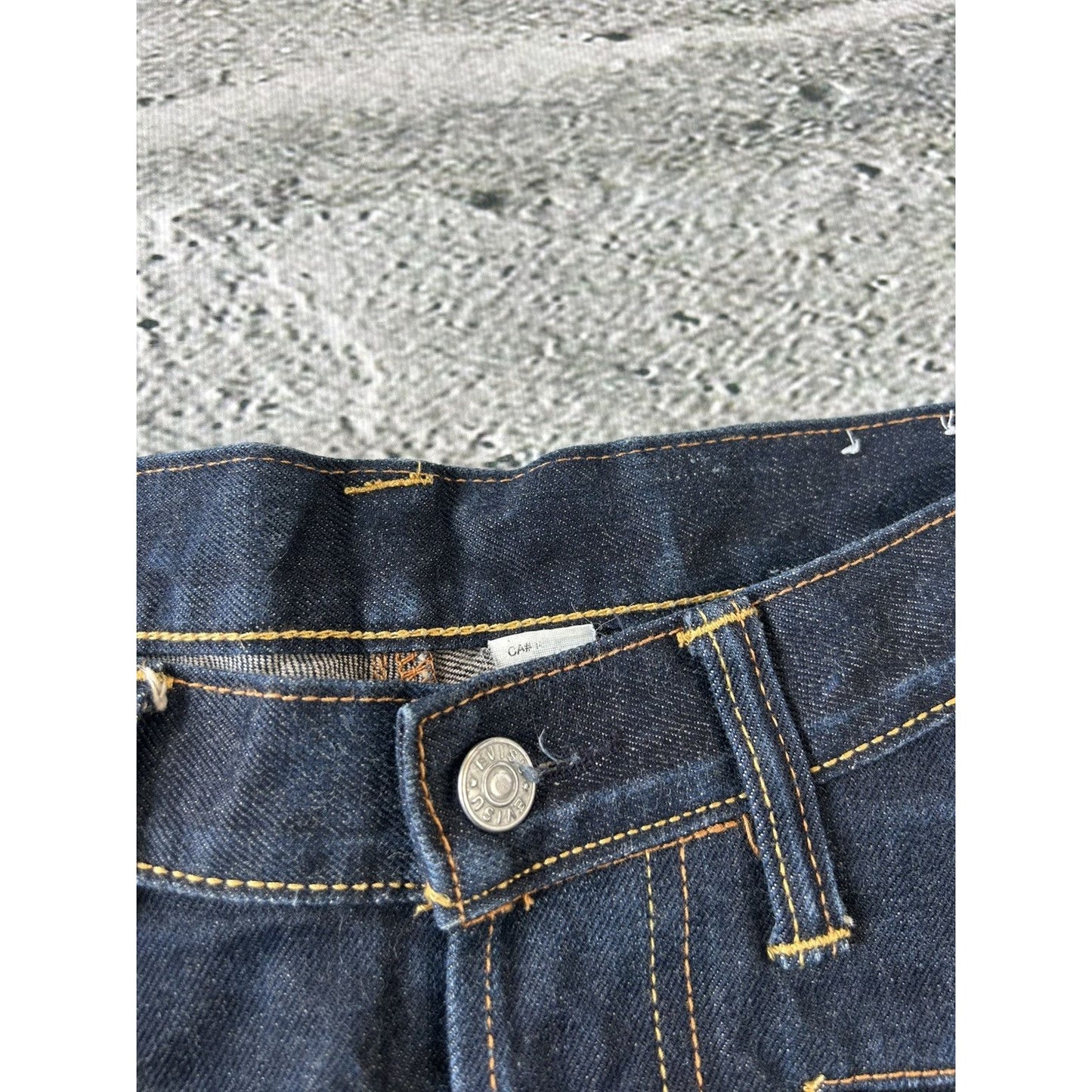 Evisu jeans vintage inside out selvedge red embroidery