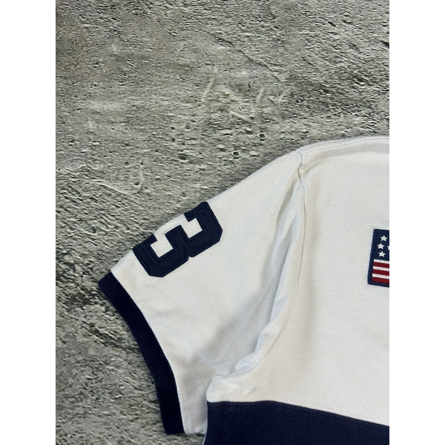 Chief Keef Polo Ralph Lauren USA vintage shirt white
