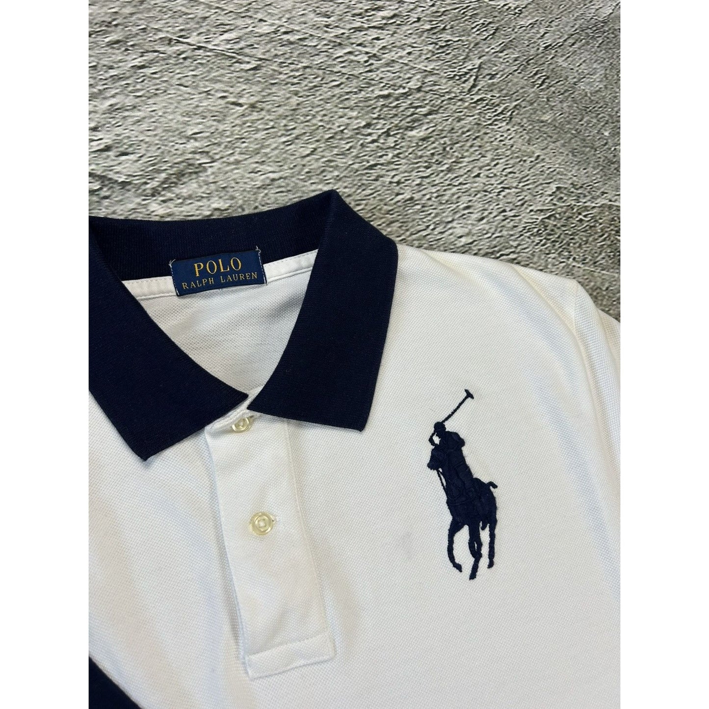 Chief Keef Polo Ralph Lauren white polo shirt big pony