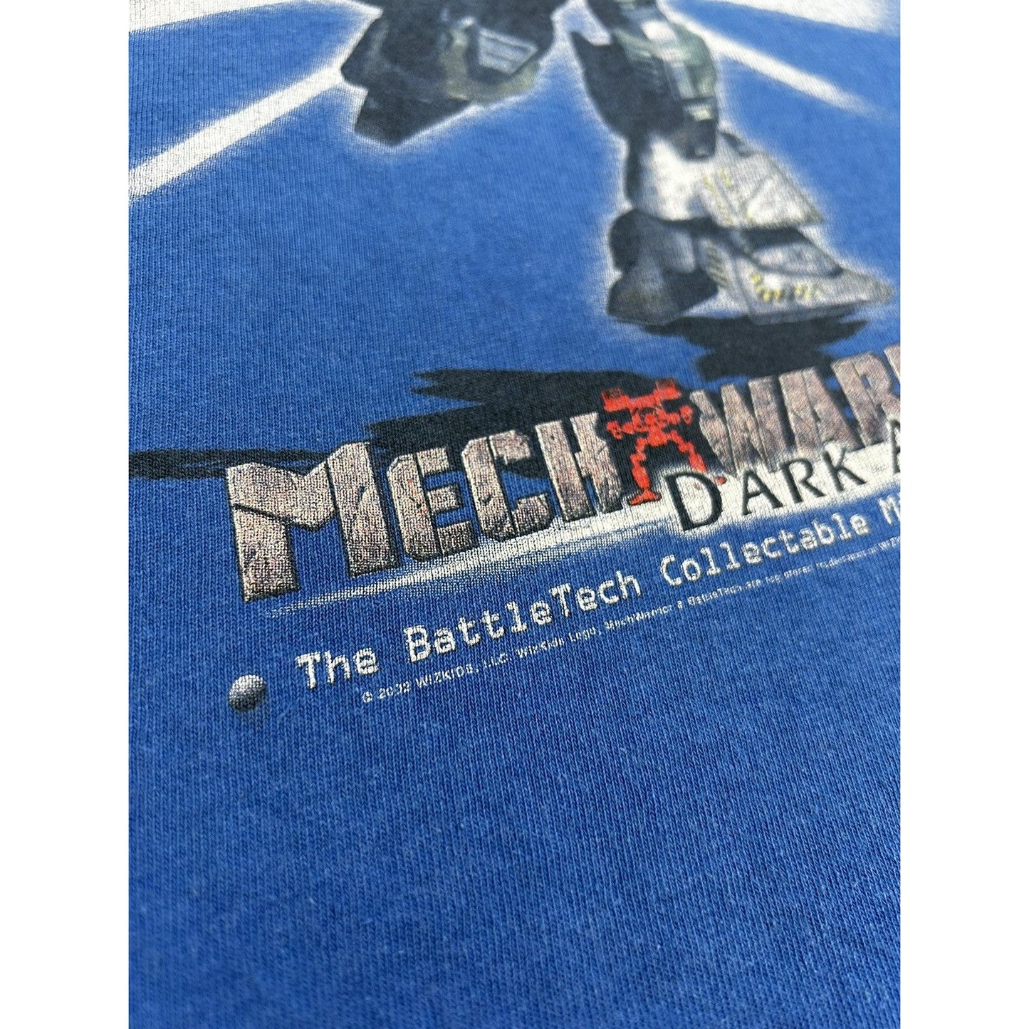 Mech Warriors Dark Age Battle Master vintage T-shirt Wizkids