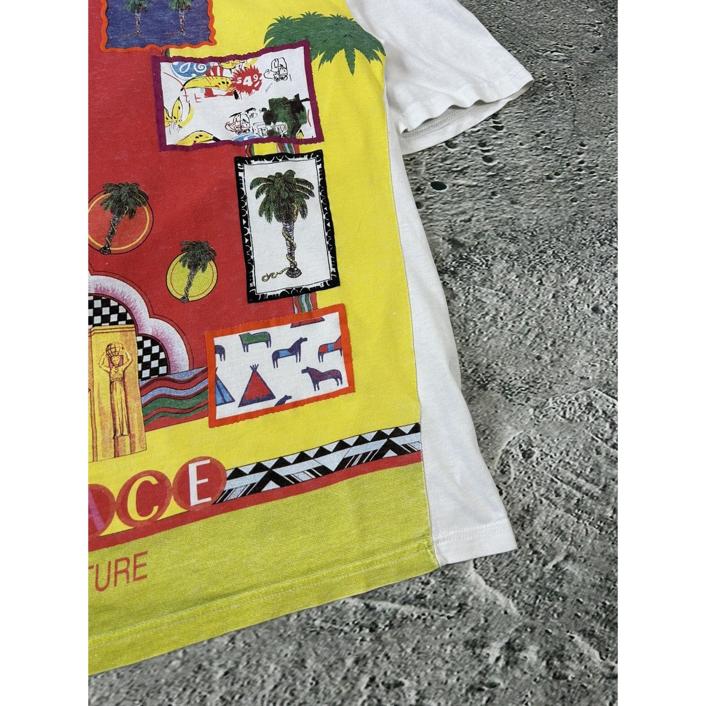 Versace Miami Florida Beach vintage T-shirt fullprint