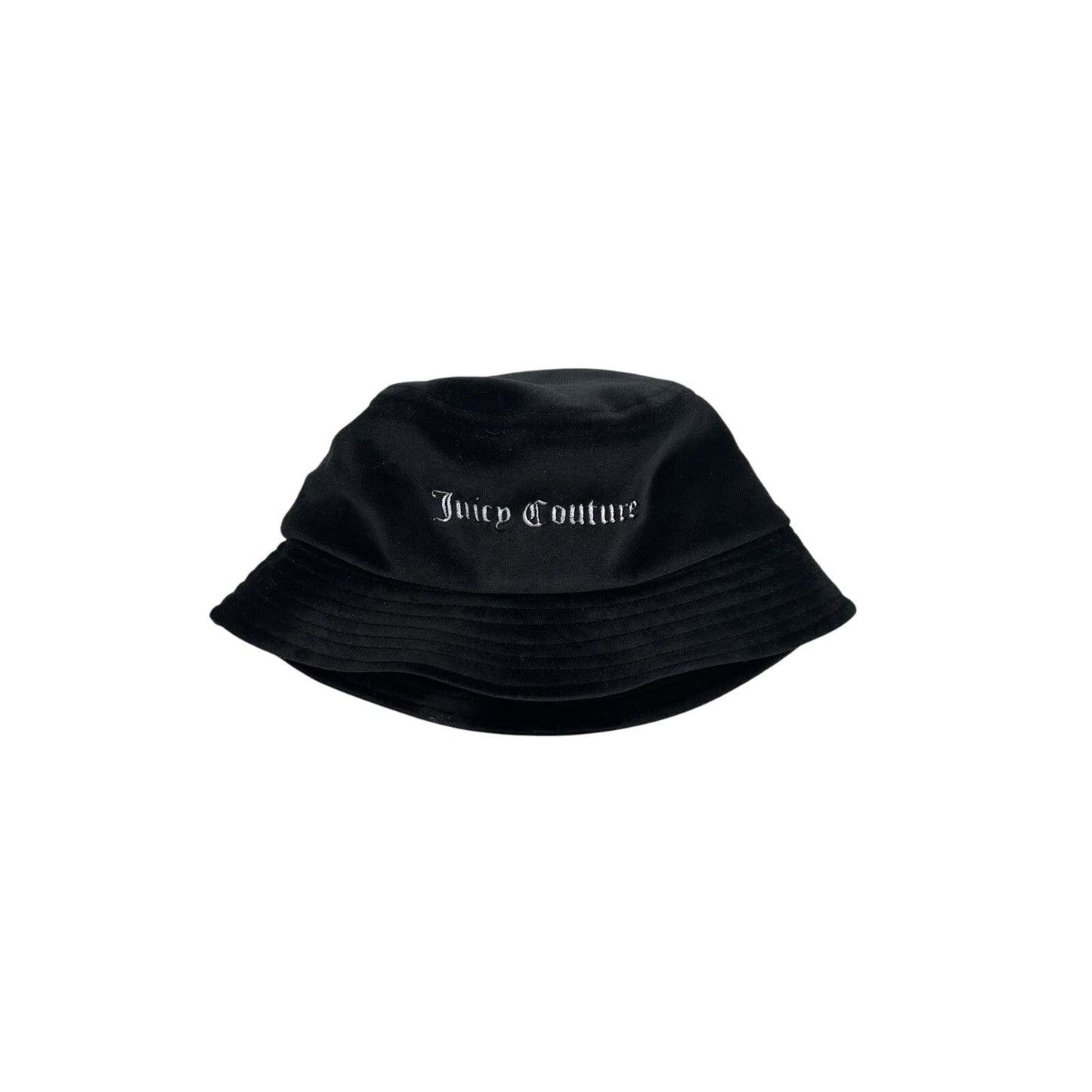 Juicy Couture Bucket Hat Cap black Y2K